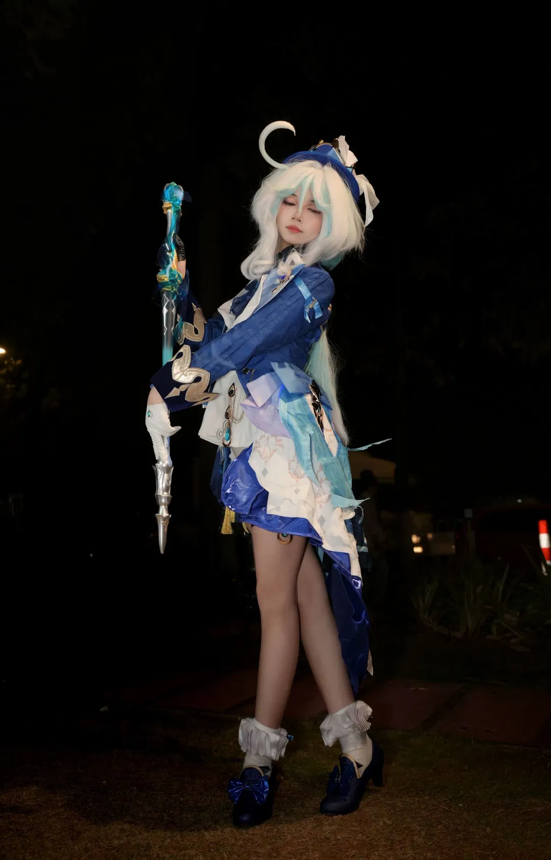 【芙宁娜cos】原神里的蓝色精灵 - 第 3 张