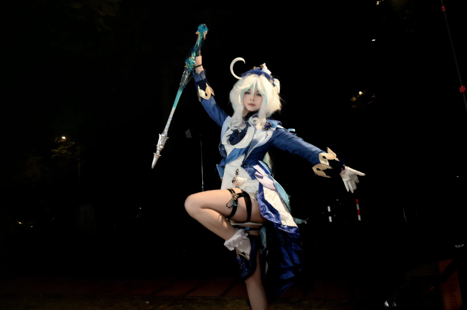 【芙宁娜cos】原神里的蓝色精灵 - 第 4 张