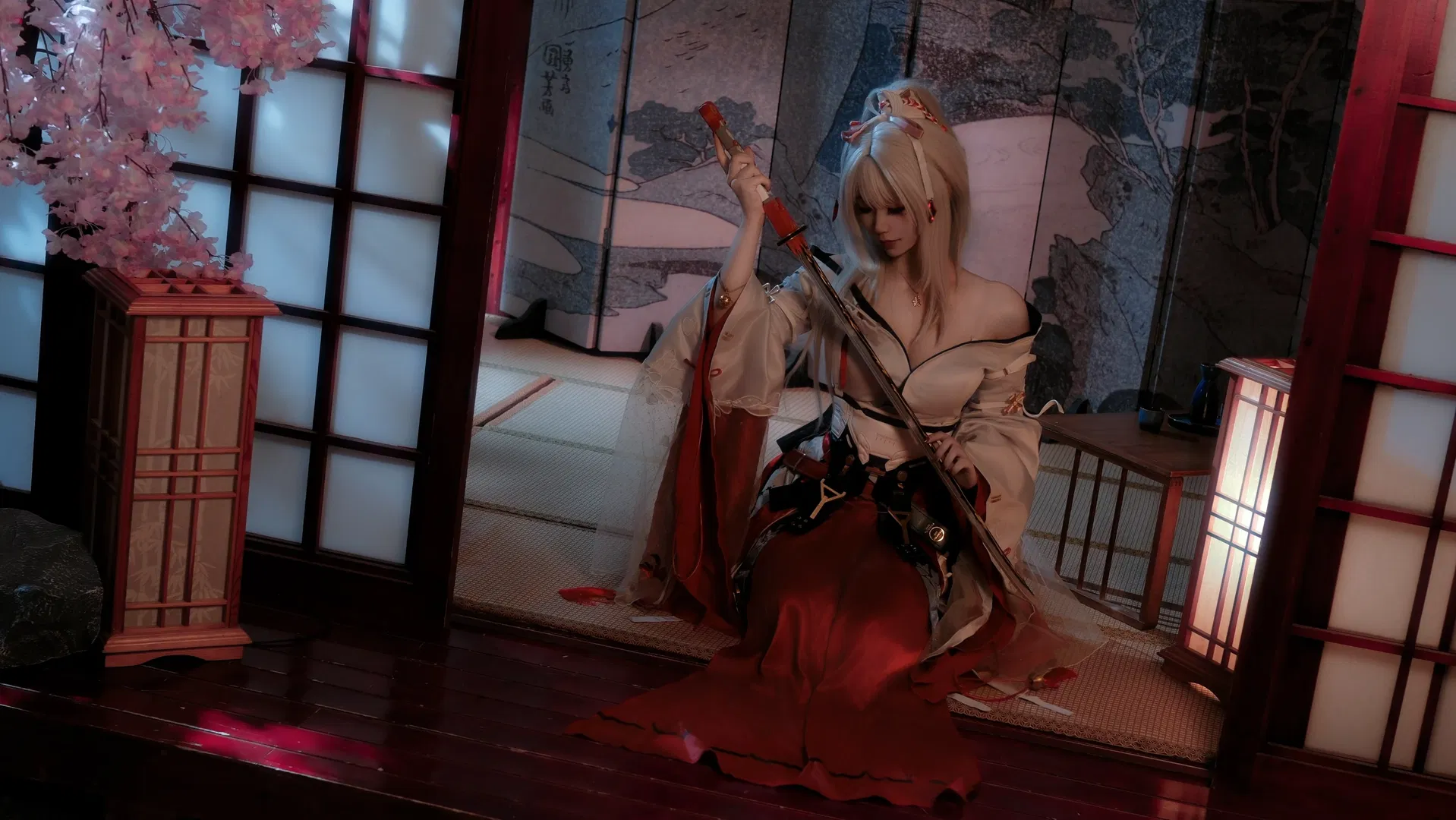 【绯雪cos】鸣潮和风少女的剑影与静谧 - 第 4 张