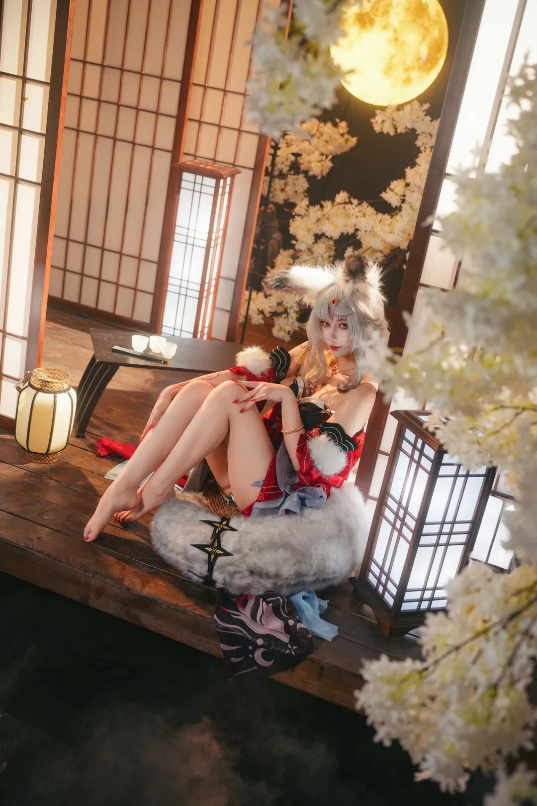 【心月狐cos】鸣潮心月狐 红黑和风惊艳出片 - 第 2 张
