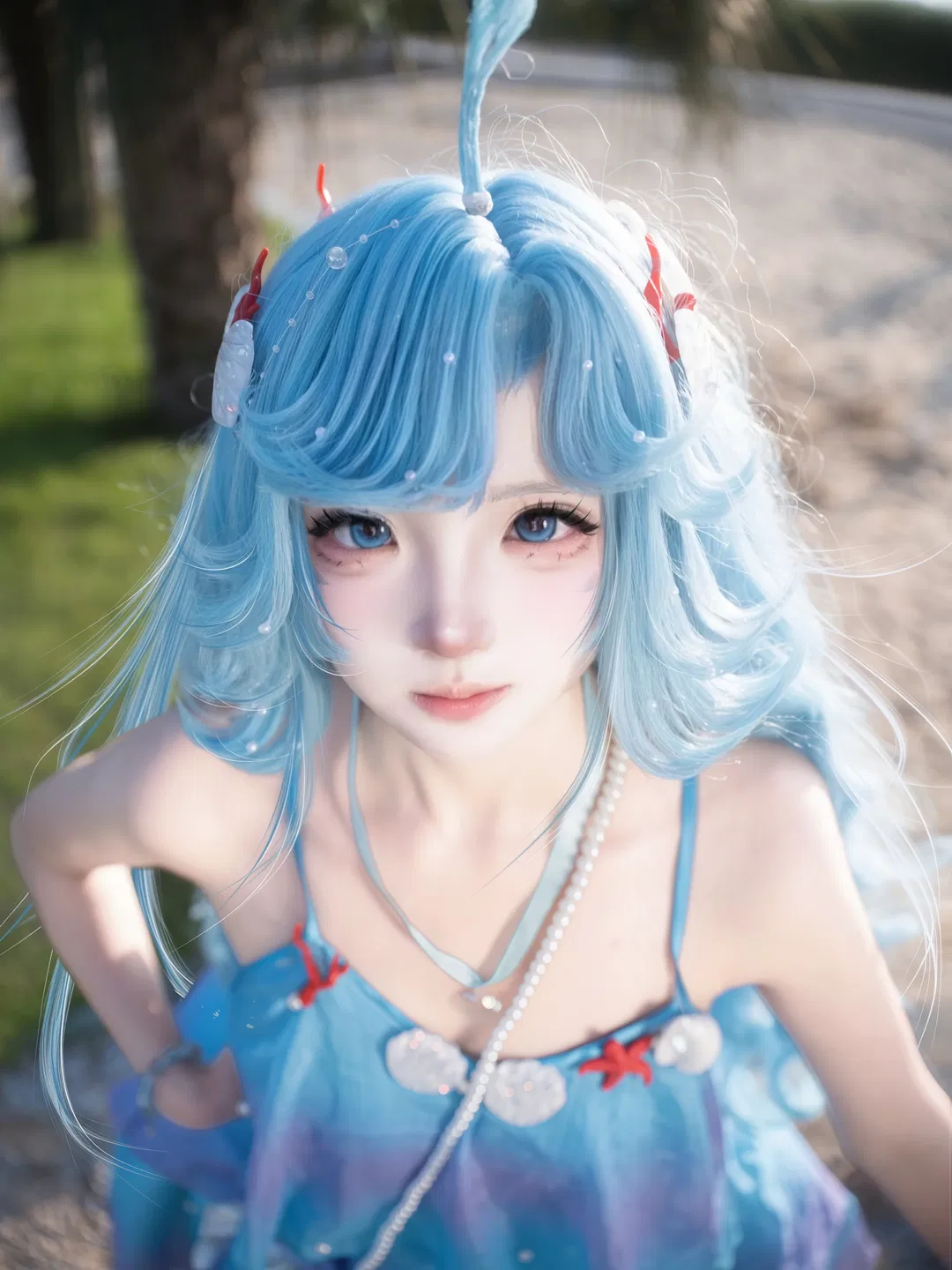 【朵莉亚cos】王者荣耀海洋少女的水下拍摄日记 - 第 1 张