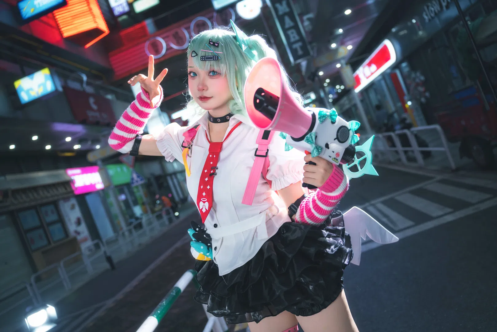 【千夏cos】絕區零夜色街頭的正片拍攝記錄 - 第 2 張