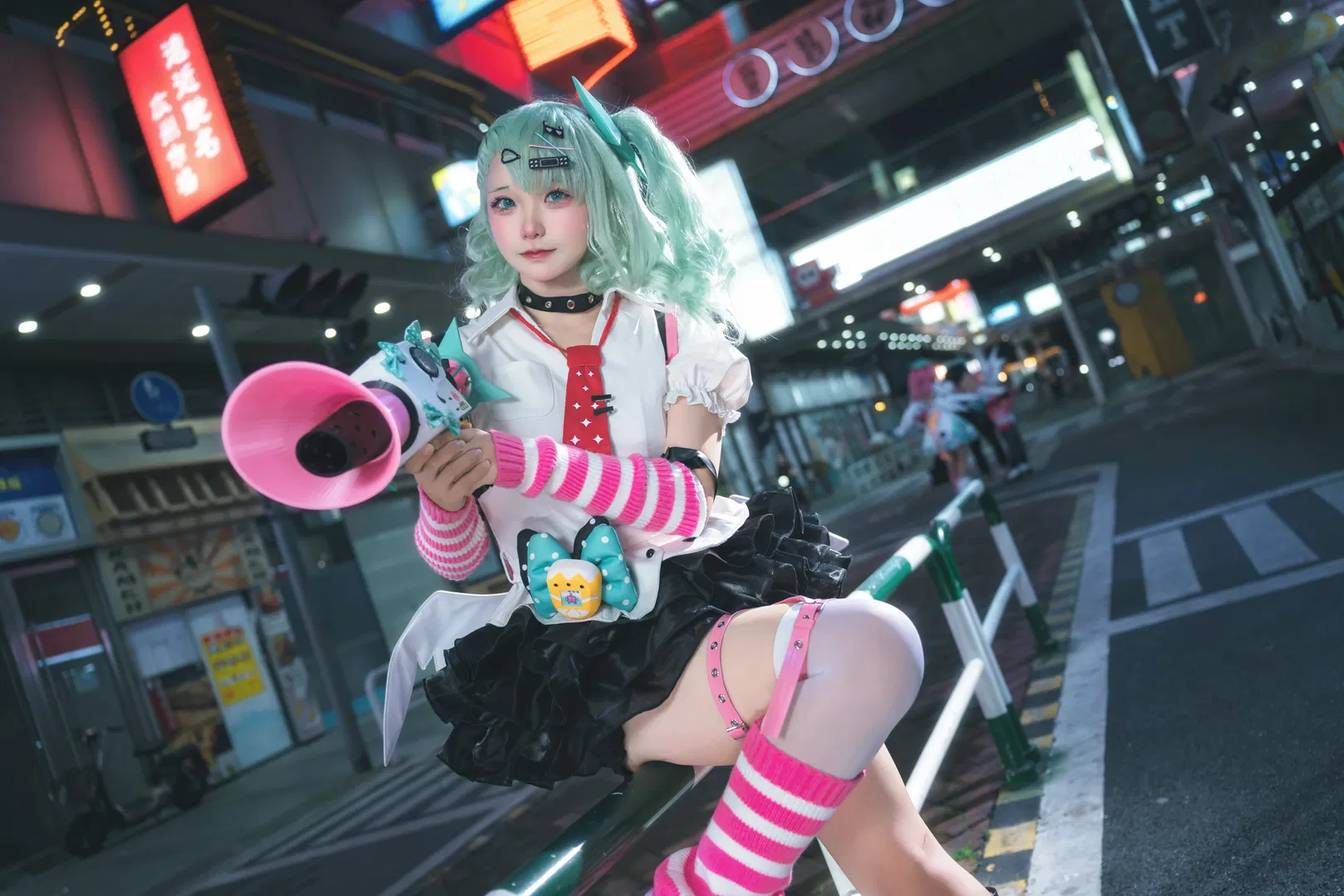 【千夏cos】絕區零夜色街頭的正片拍攝記錄 - 第 3 張