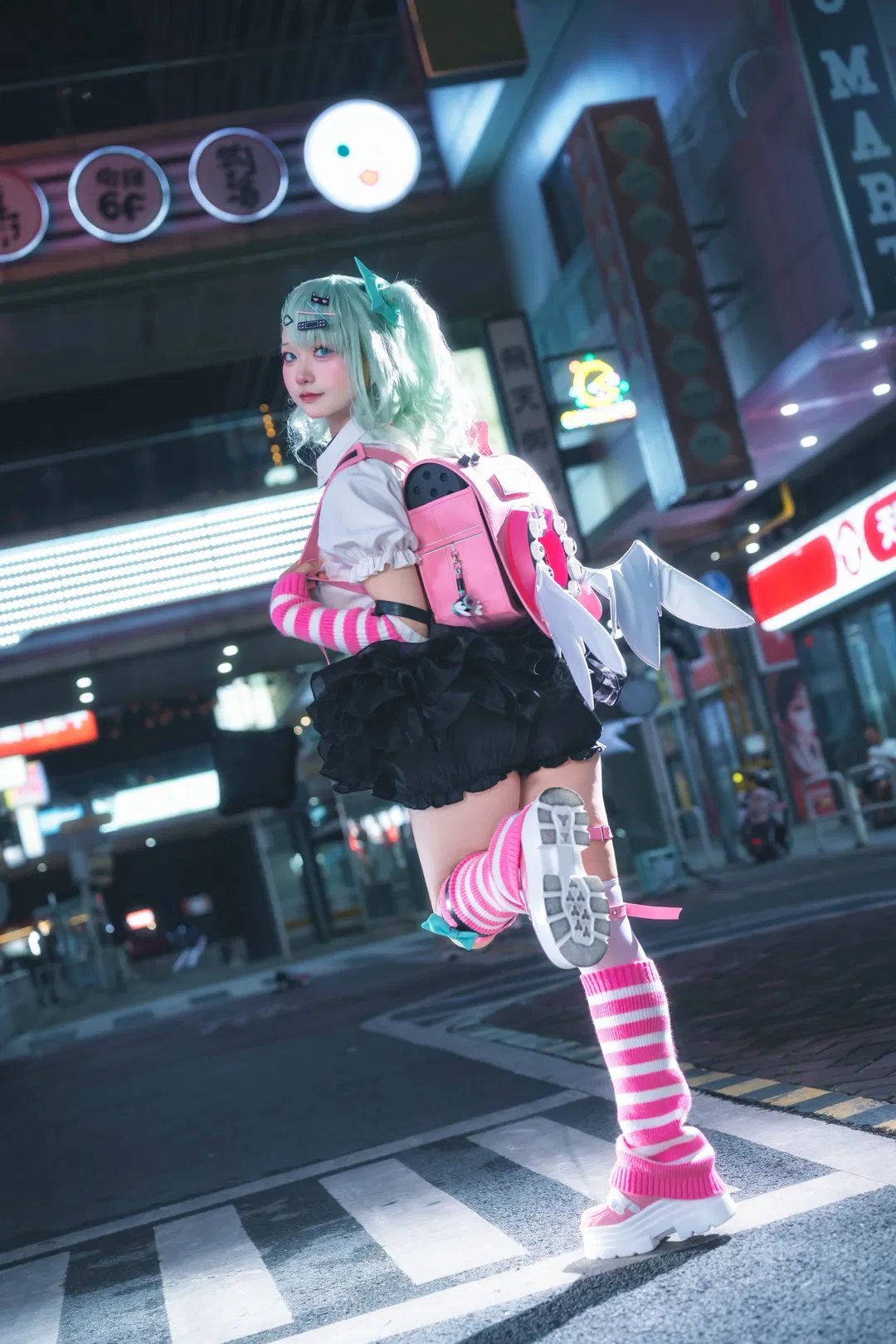 【千夏cos】絕區零夜色街頭的正片拍攝記錄 - 第 5 張