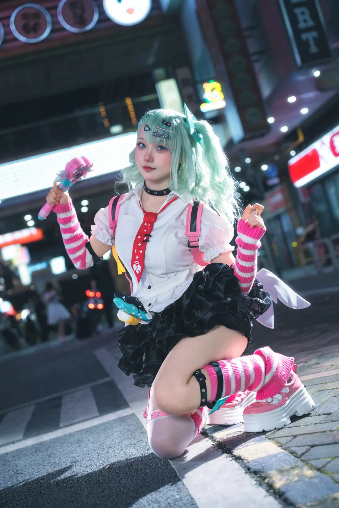 【千夏cos】絕區零夜色街頭的正片拍攝記錄 - 第 6 張