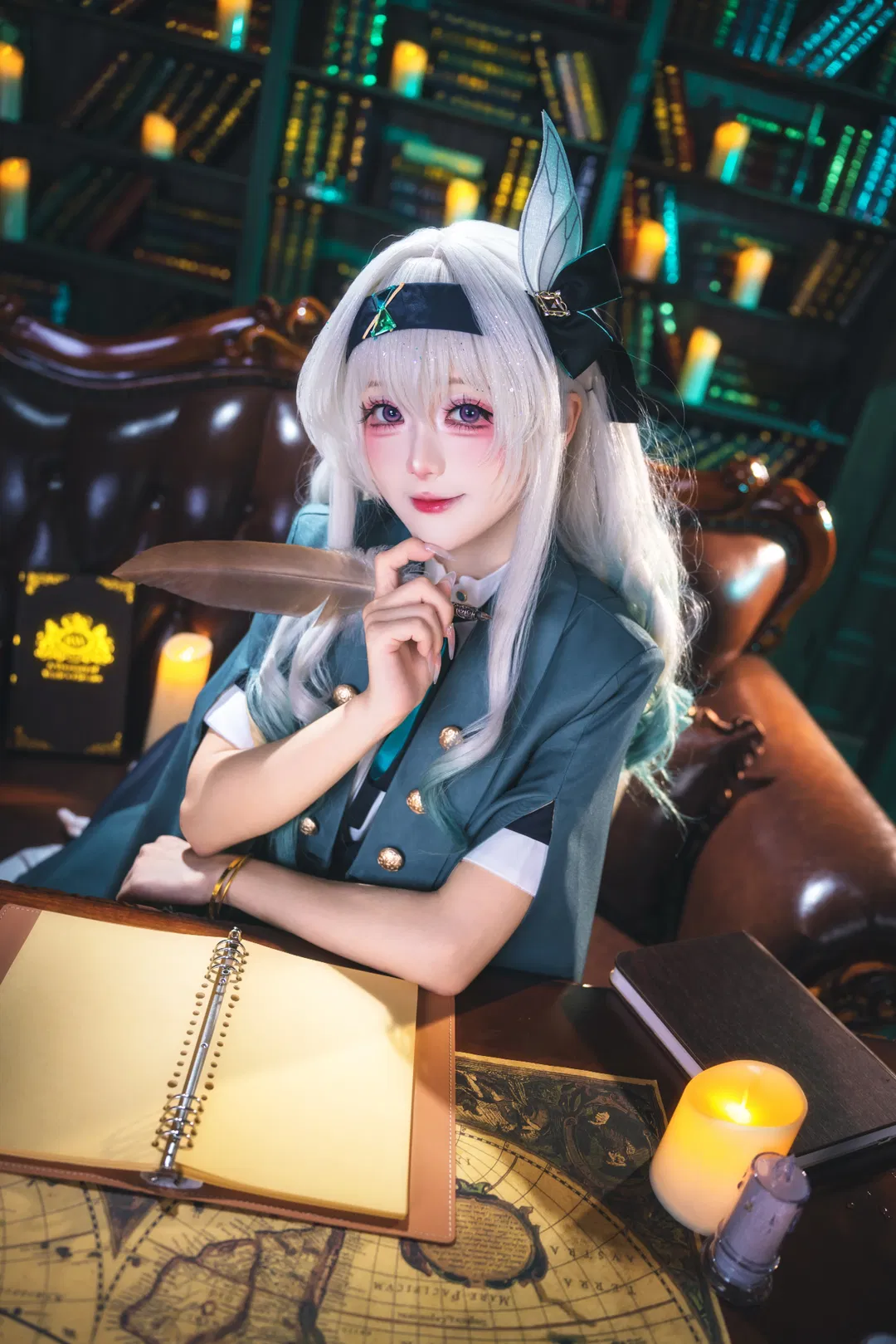 【流萤cos】广佛这个复古老图书馆景真的太好拍了 - 第 13 张