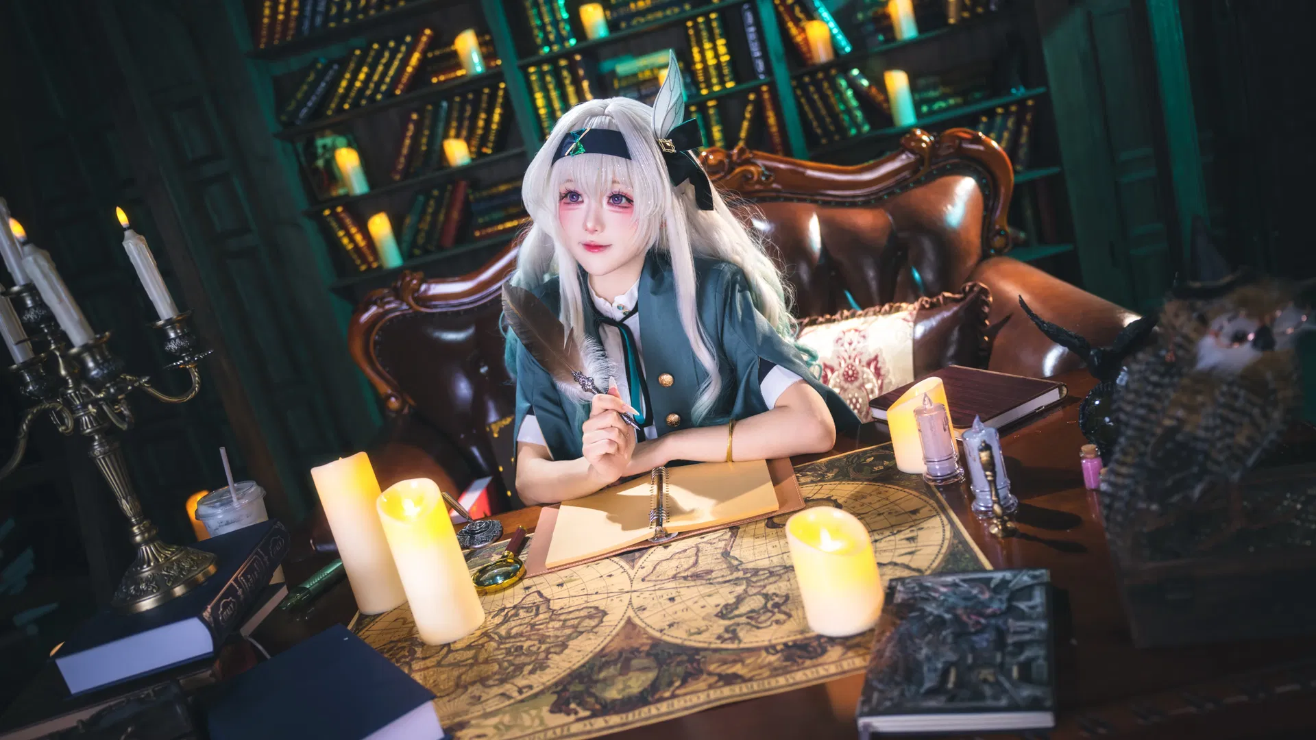 【流萤cos】广佛这个复古老图书馆景真的太好拍了 - 第 2 张