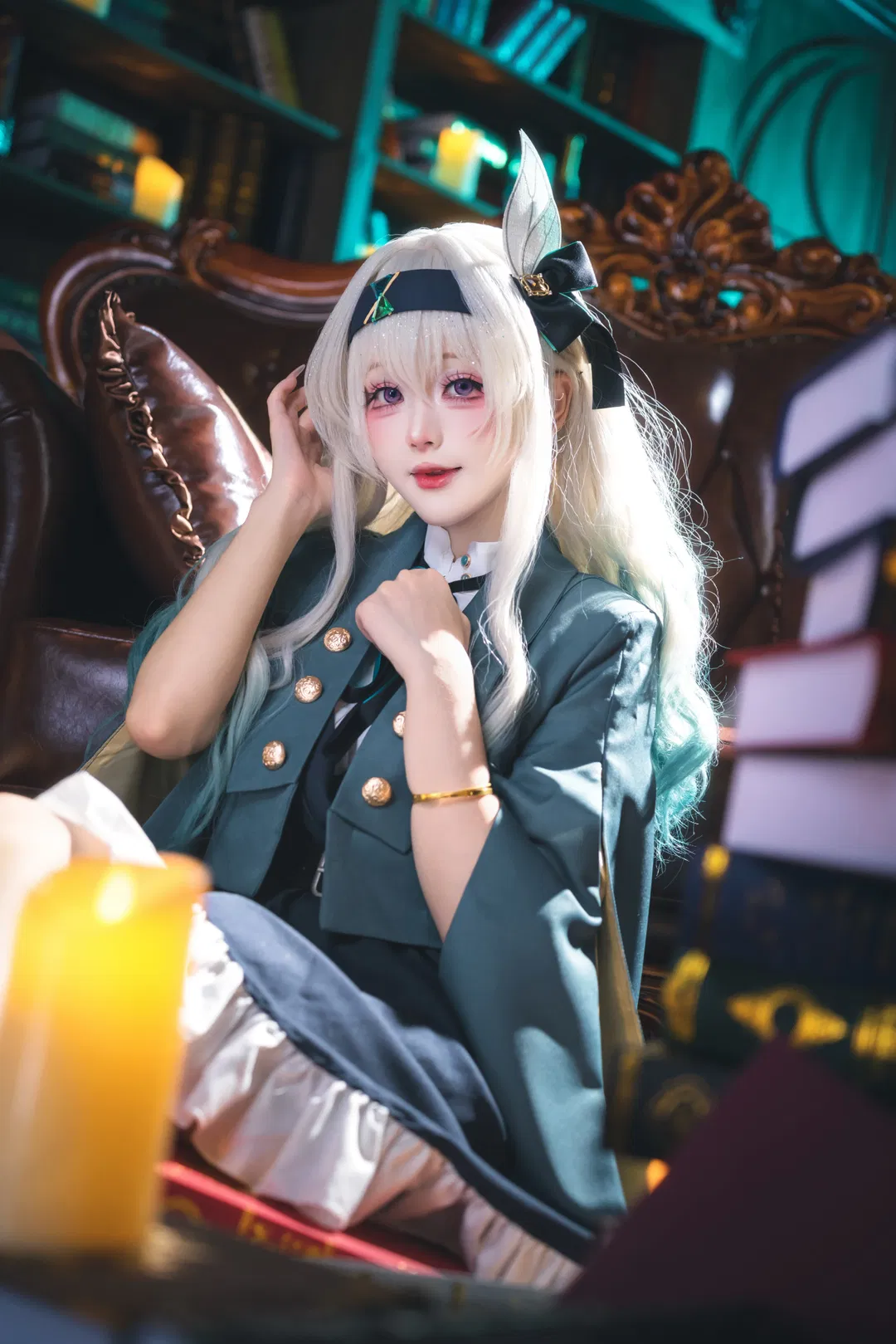 【流萤cos】广佛这个复古老图书馆景真的太好拍了 - 第 6 张