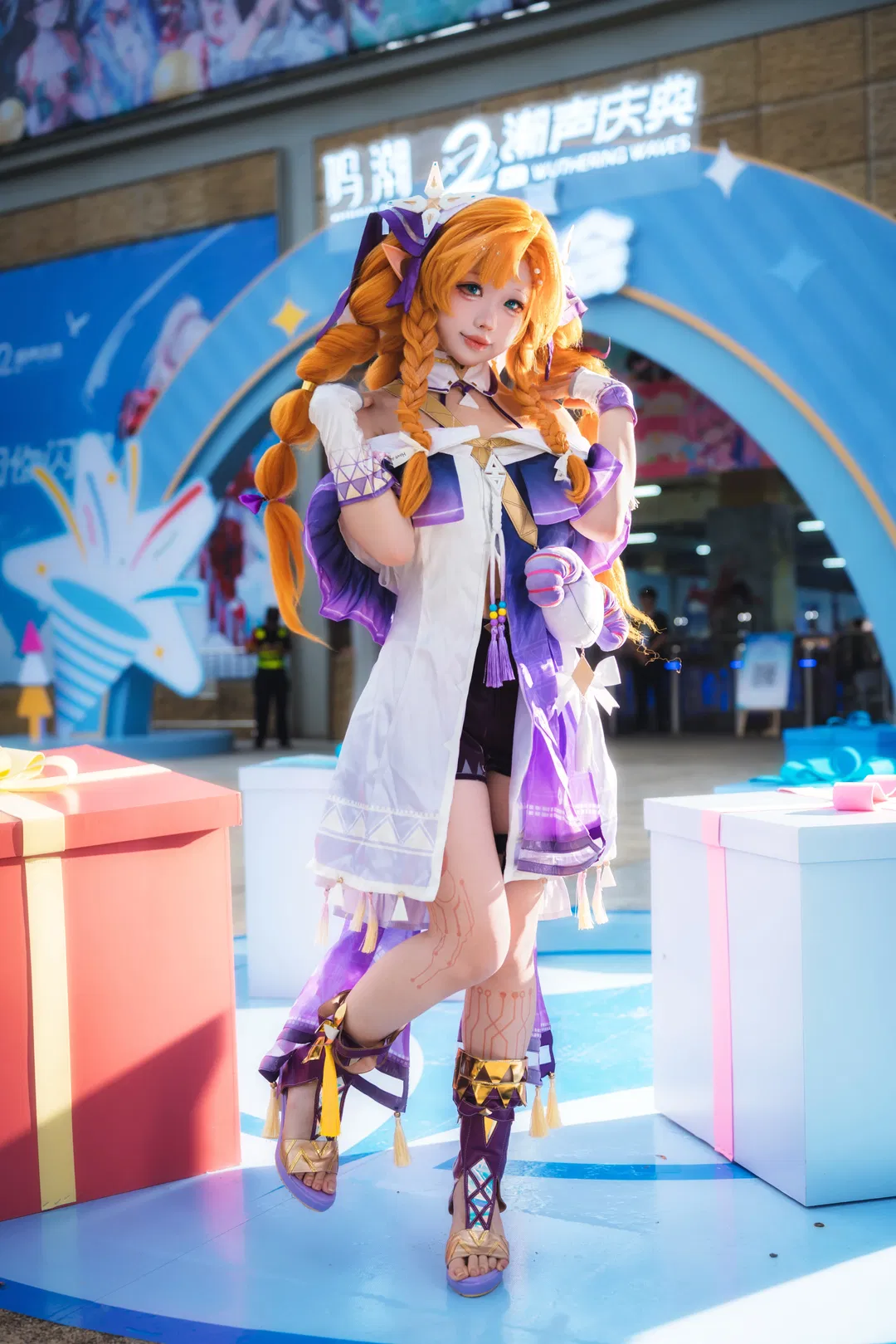 【西格莉卡cos】鸣潮漫展阳光下的精灵少女 - 第 3 张