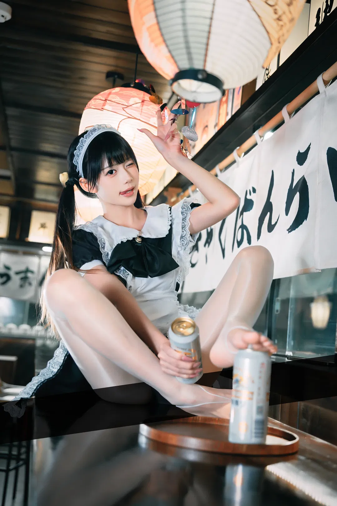 日式居酒屋裡的女僕裝，氛圍感拉滿 - 第 1 張