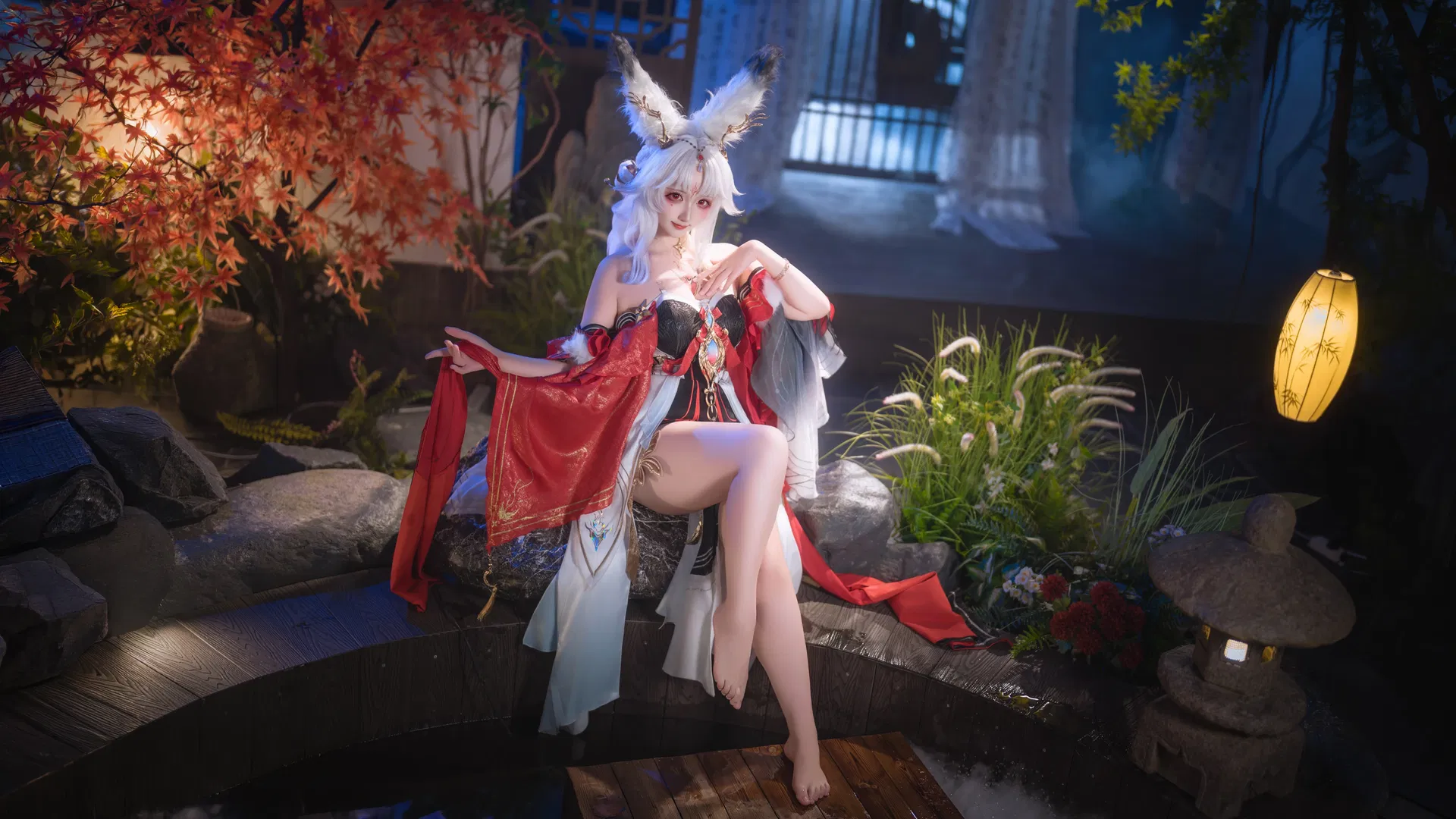 【心月狐cos】鸣潮岁主心月狐，水畔的悠然时光 - 第 5 张