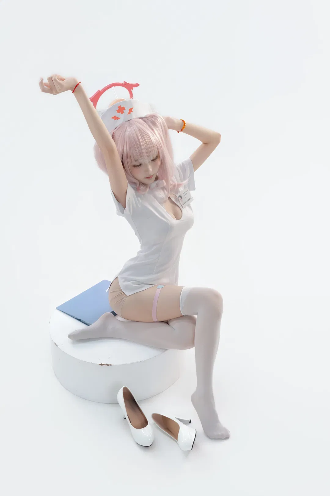 【下江小春cos】蔚藍檔案 草莓味少女的查房時間 - 第 2 張