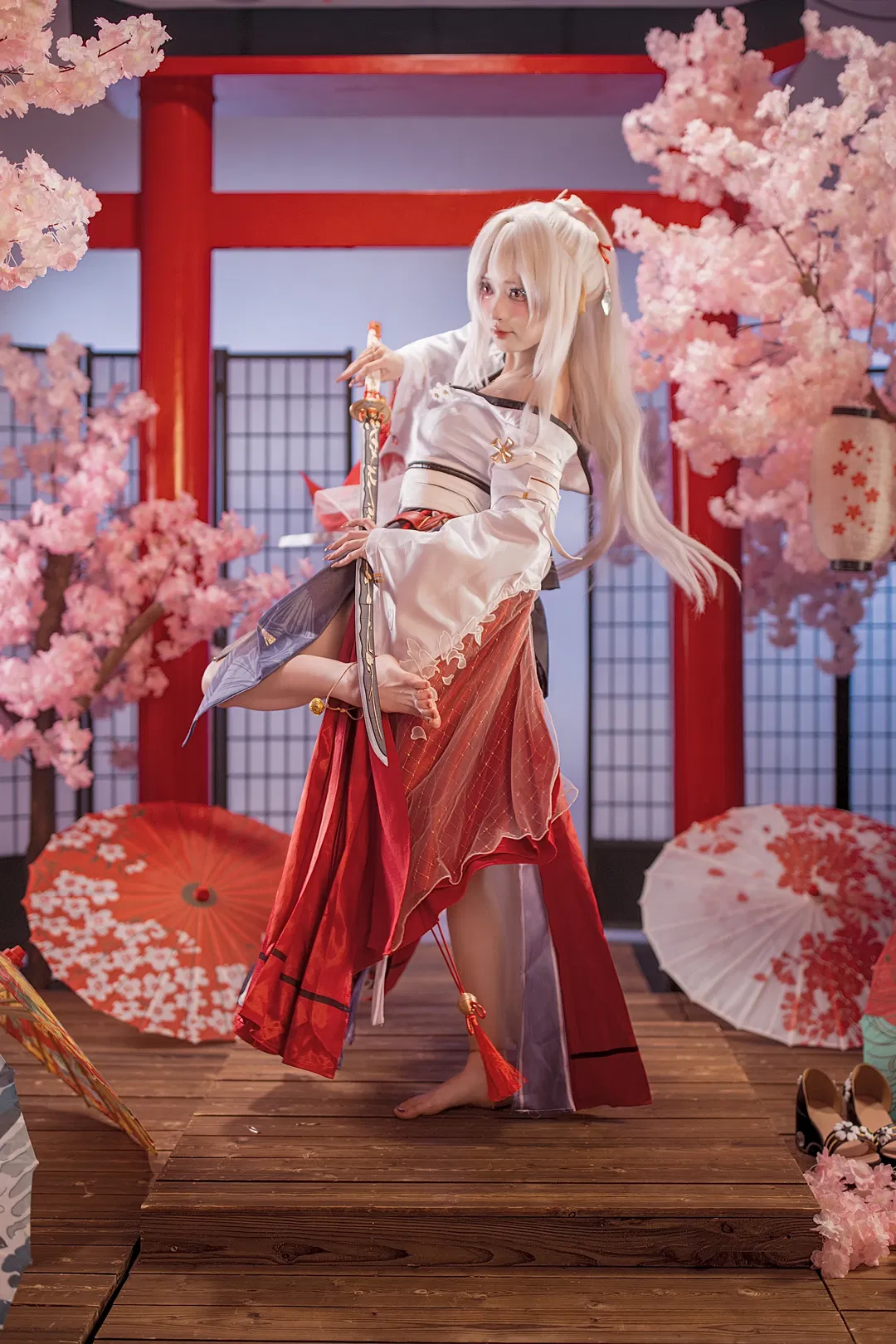 【緋雪cos】鳴潮同人產糧節的和風劍士拍攝記錄 - 第 3 張