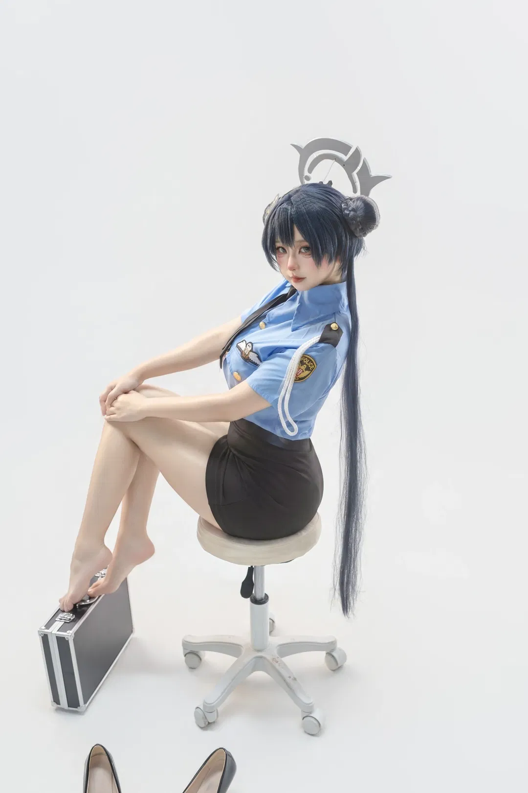 【妃咲cos】蔚蓝档案妃咲警官外勤打卡 - 第 1 张