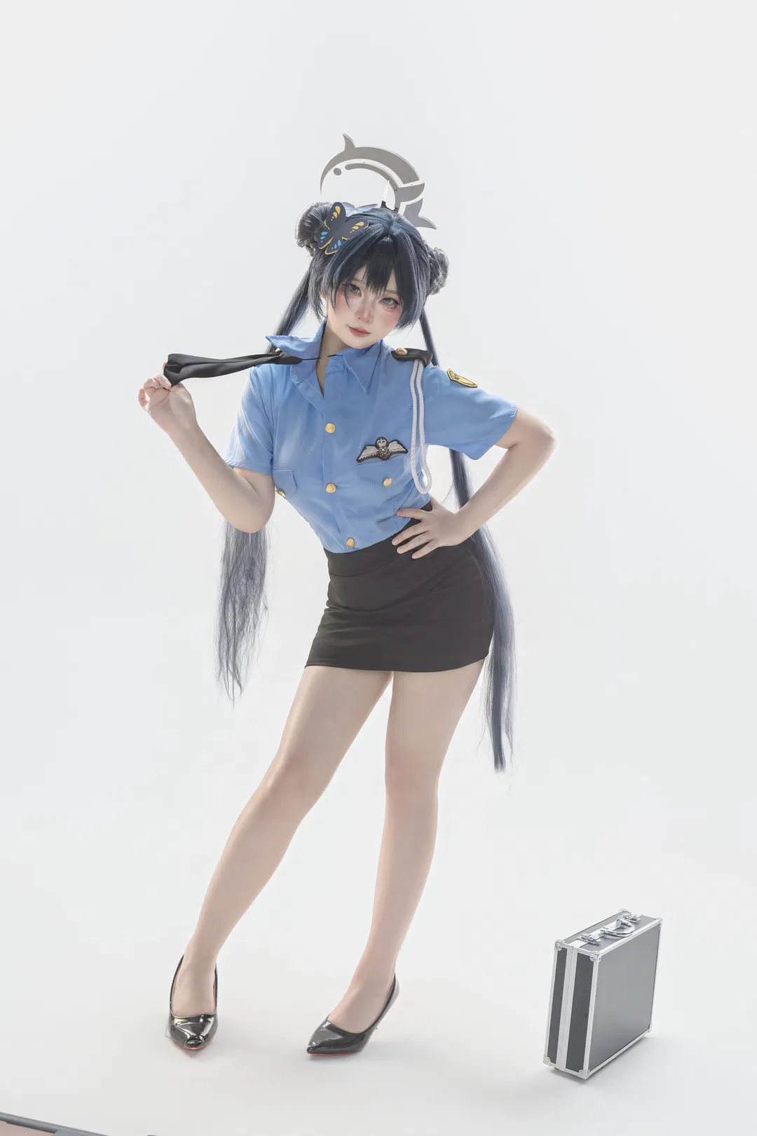 【妃咲cos】蔚蓝档案妃咲警官外勤打卡 - 第 2 张