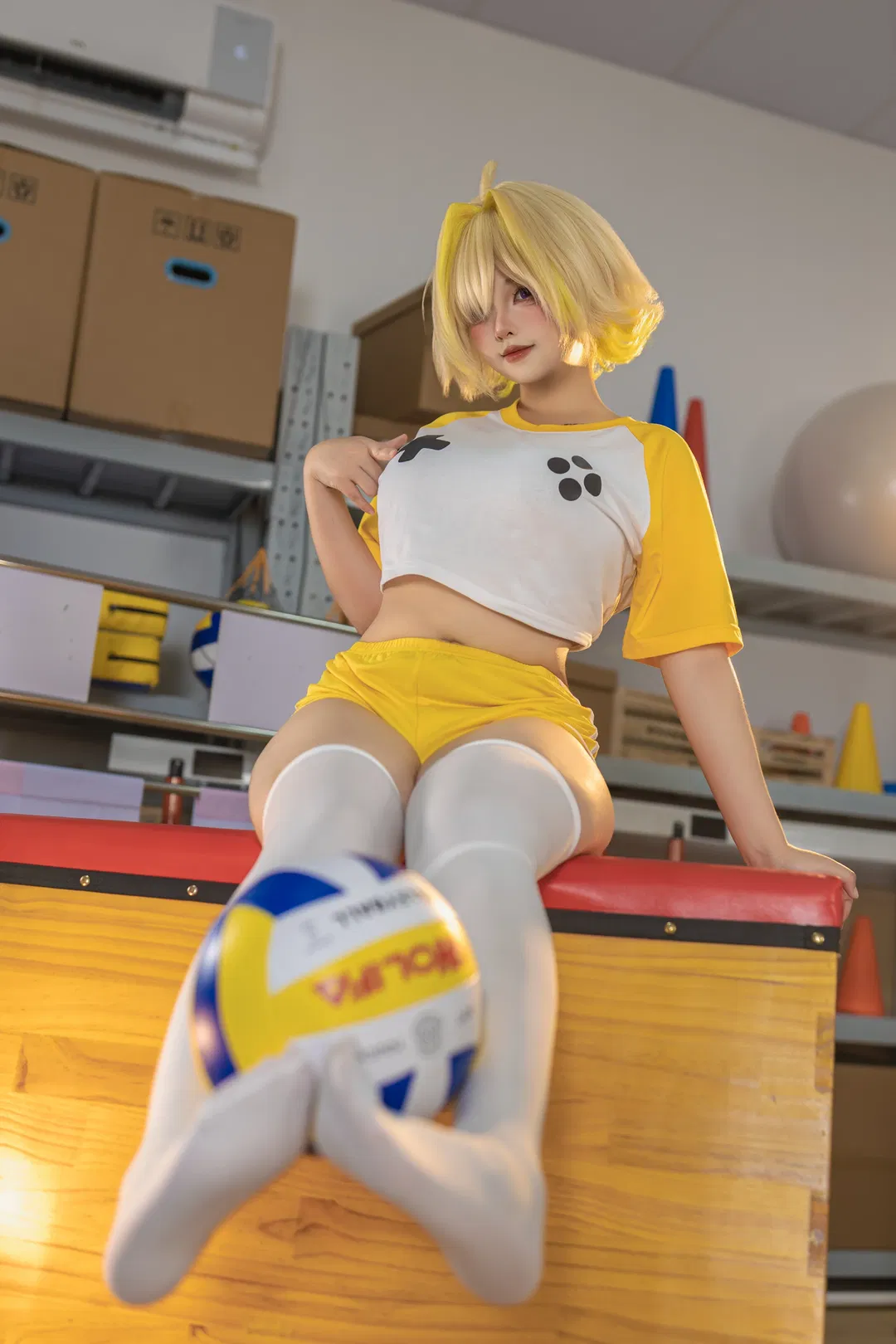 【伊莱格cos】胜利女神nikke体操服，排球少女的拍摄记录 - 第 2 张