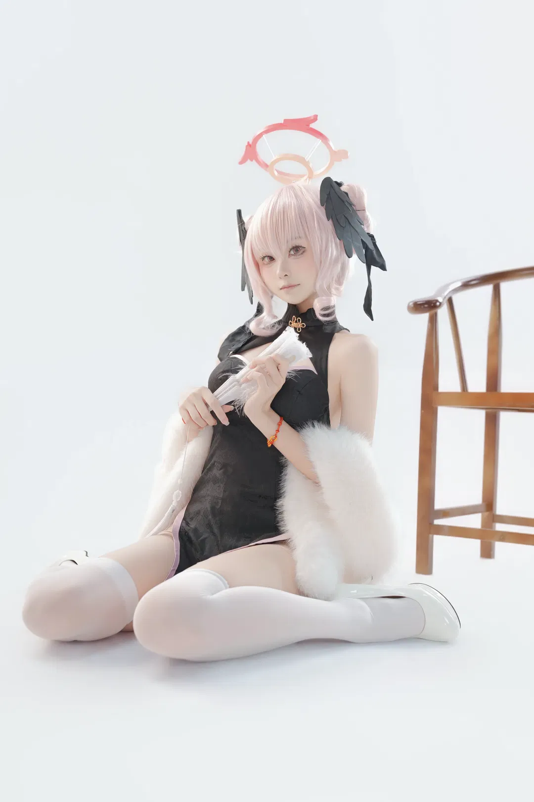 【下江小春cos】蔚蓝档案的旗袍风造型尝试 - 第 1 张