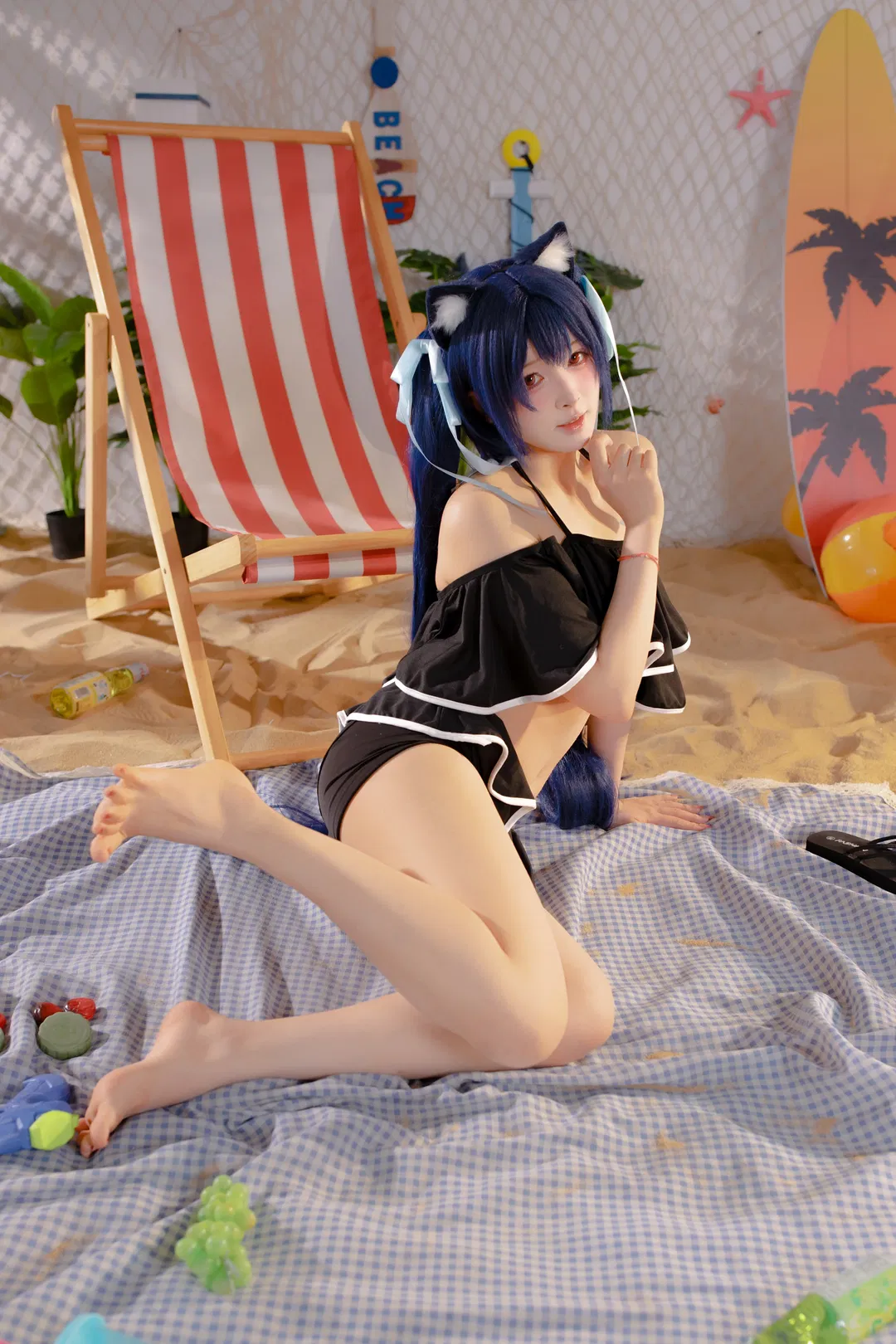 【黑见芹香cos】泳池边的夏日清凉感 - 第 5 张