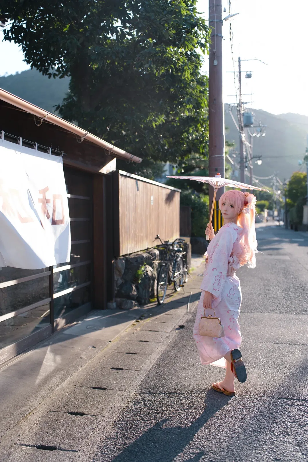 【千早愛音cos】自搭和服柄愛音，日本街頭旅拍 - 第 7 張