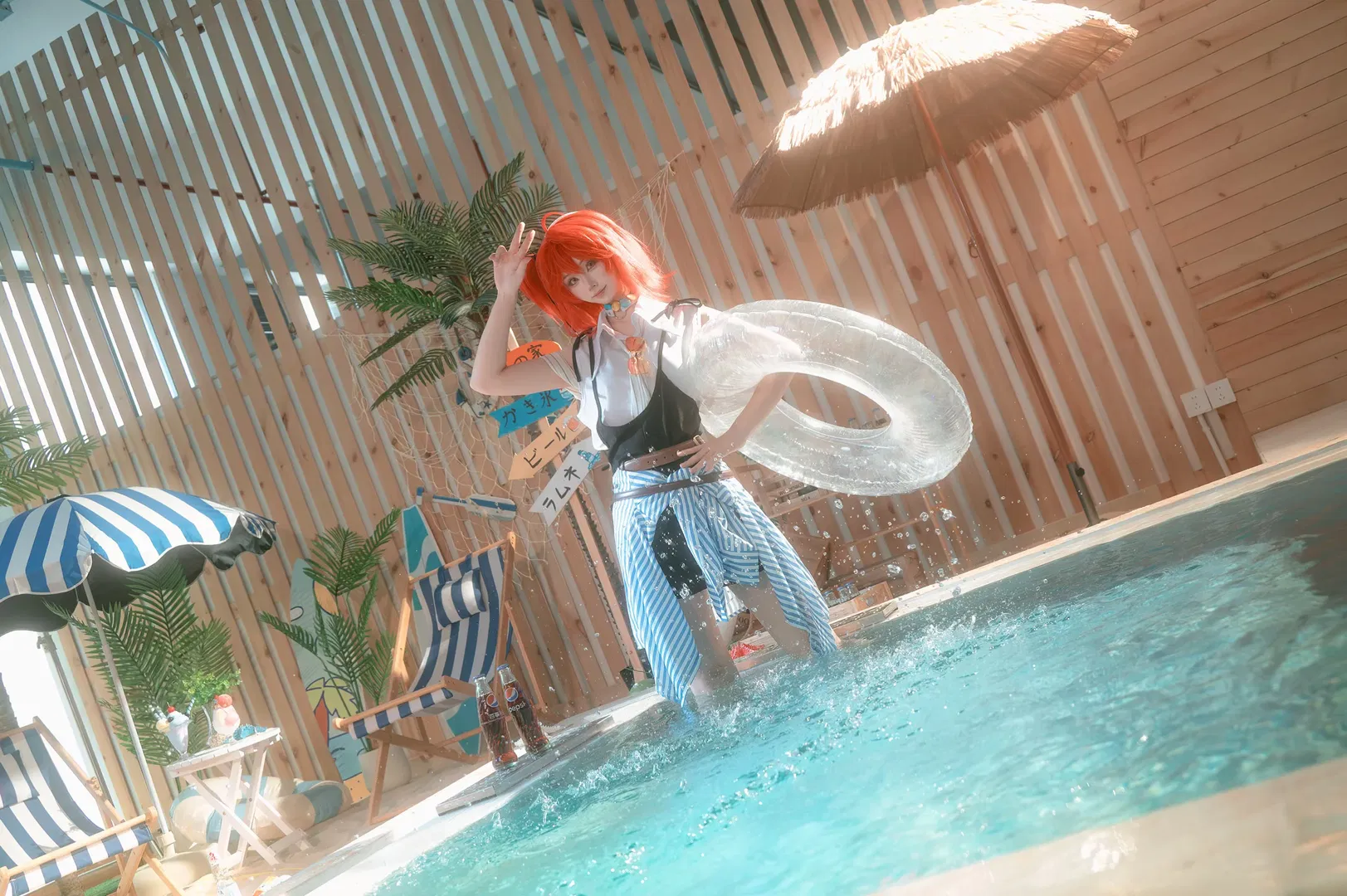 【能天使cos】抓住夏天的尾巴，蕾缪乐的沙滩日常 - 第 4 张