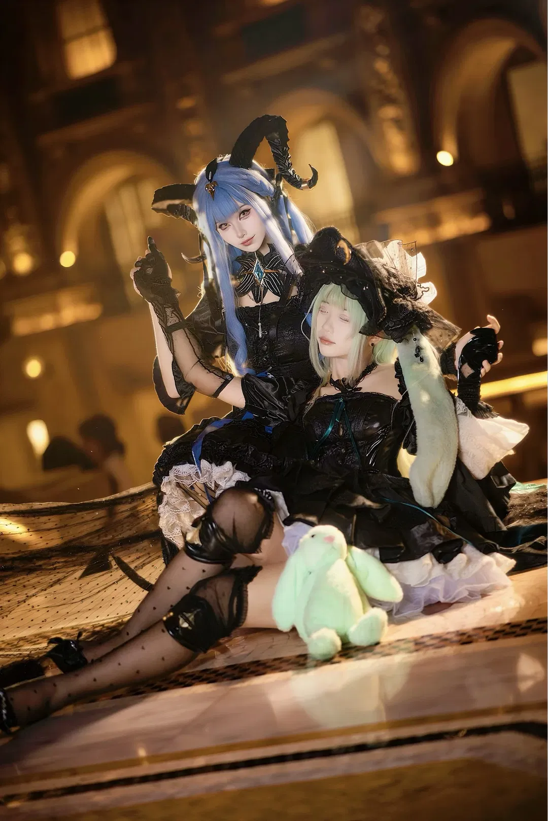 【豐川祥子/若葉睦cos】暗黑哥特風下的Ave Mujica雙人神還原 - 第 2 張