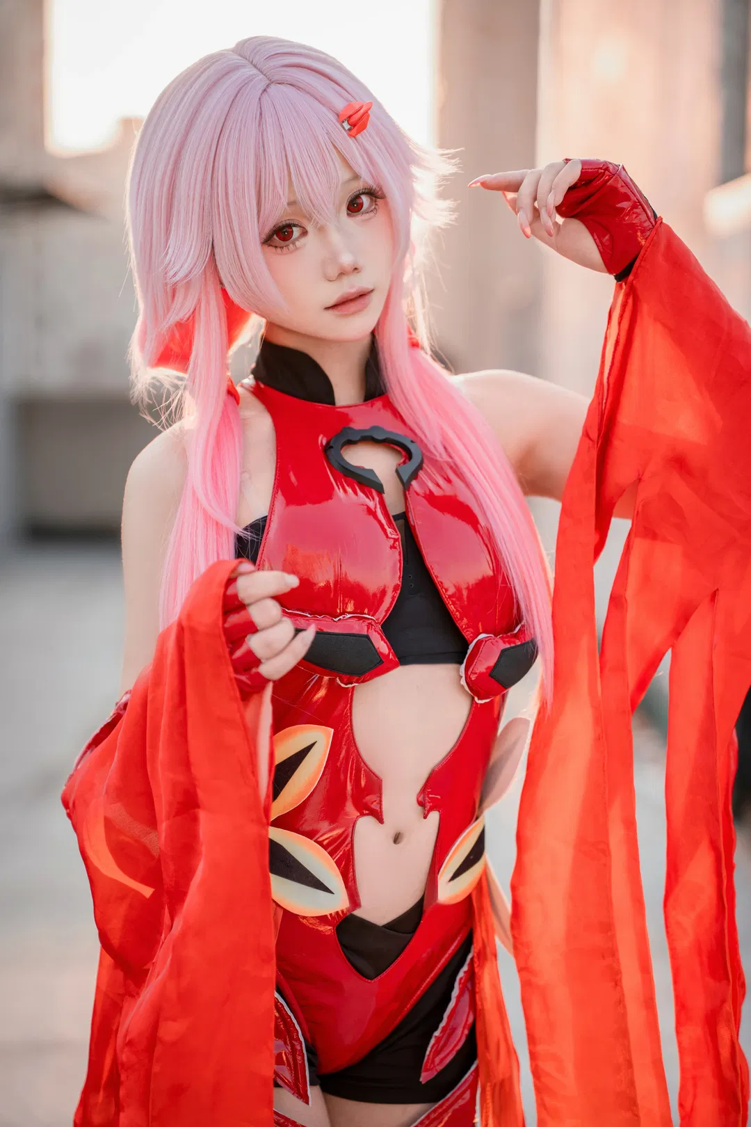 【楪祈cos】罪恶王冠的绝美战斗服，请使用我吧集 - 第 1 张