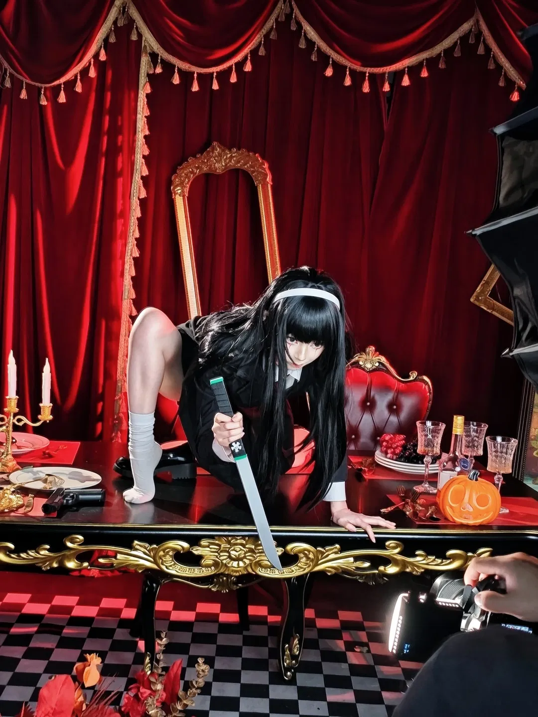 【川上富江cos】第五人格联动万圣节暗黑花絮 - 第 4 张