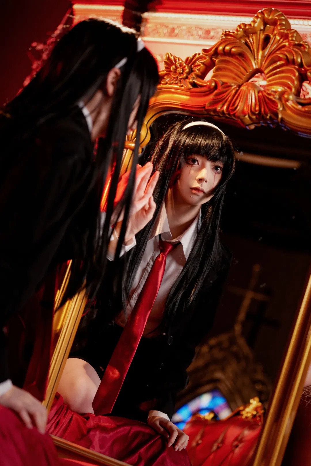 【富江cos】第五人格暗黑庄园里的万圣节反差夜 - 第 1 张