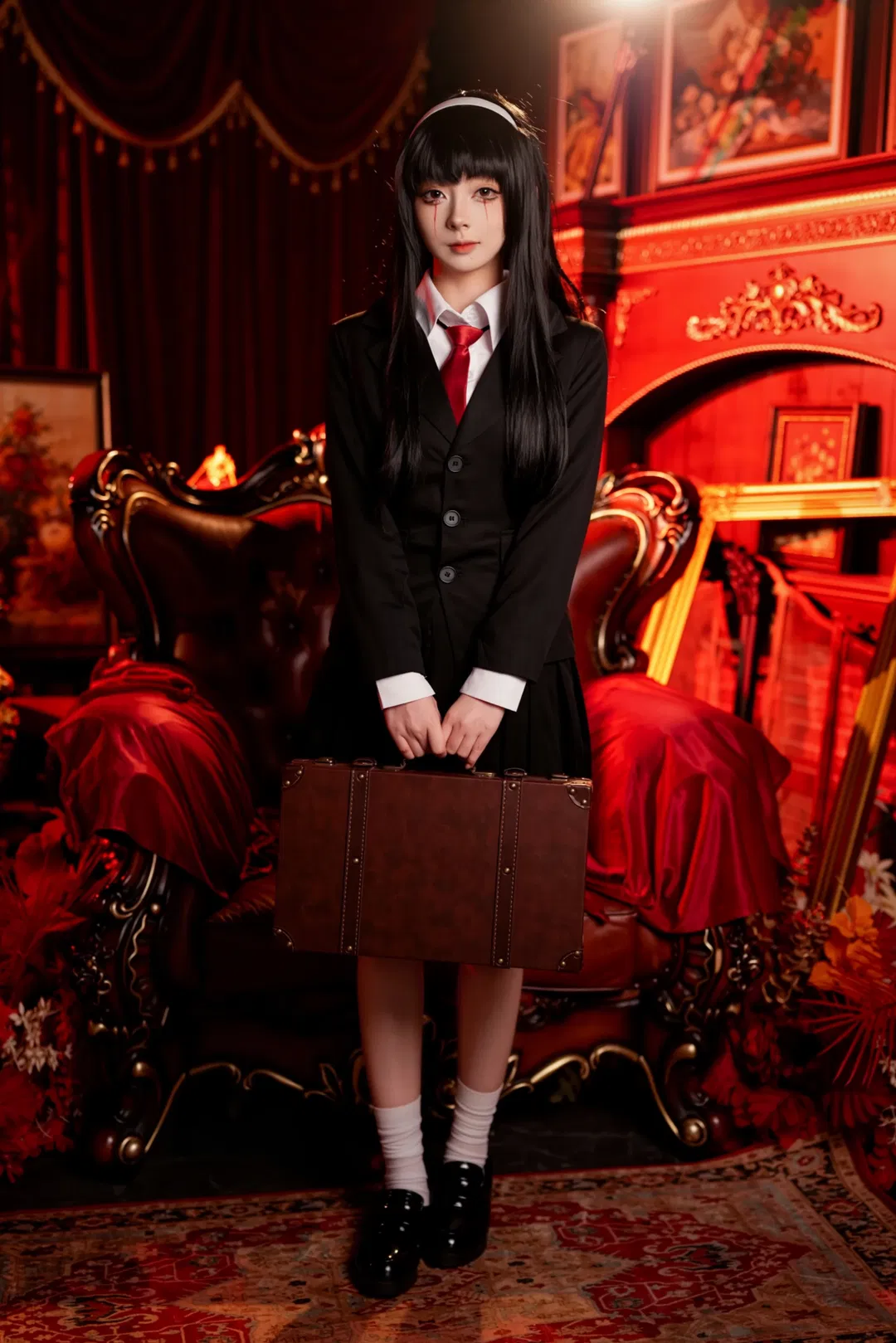 【富江cos】第五人格暗黑庄园里的万圣节反差夜 - 第 3 张
