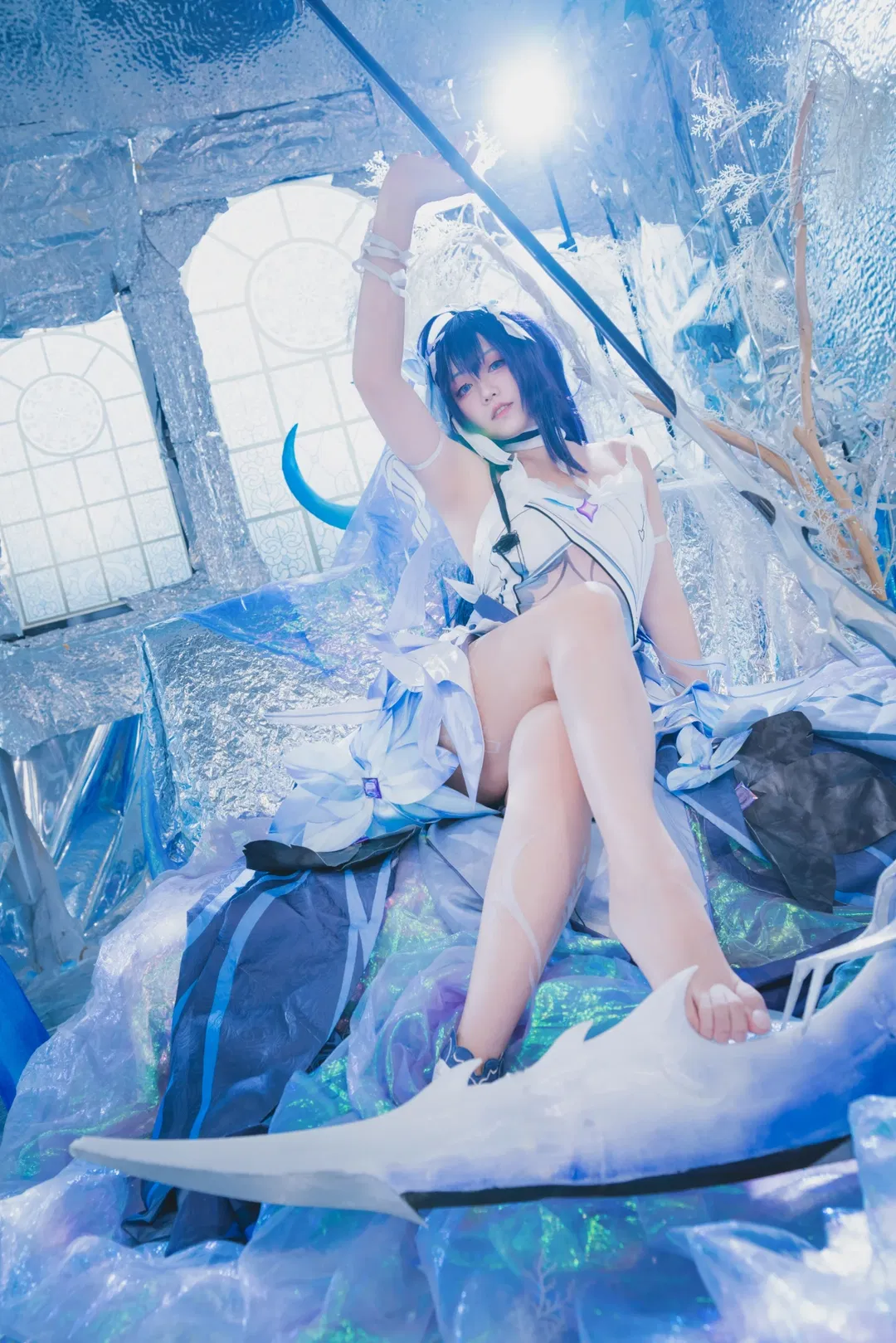 【希兒·芙樂艾cos】崩壞三死生之律者，冰雪王座上的暗影之蝶 - 第 3 張