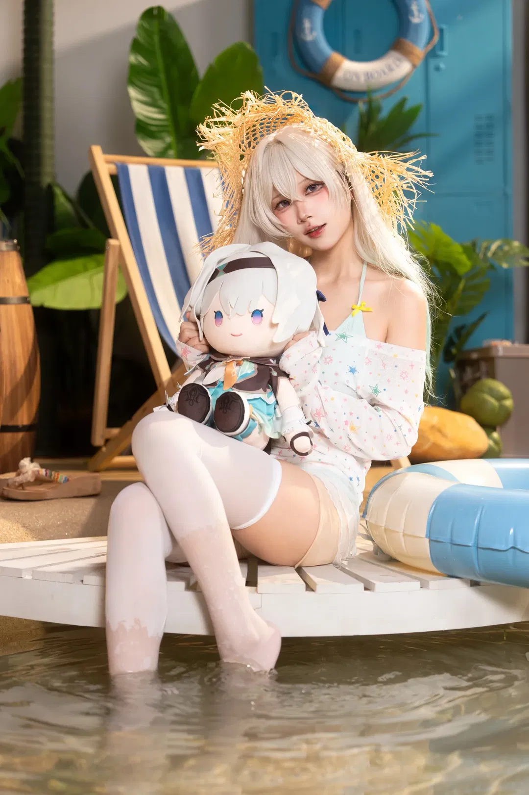 【流萤cos】崩坏星穹铁道夏日泳装拍摄记录 - 第 1 张