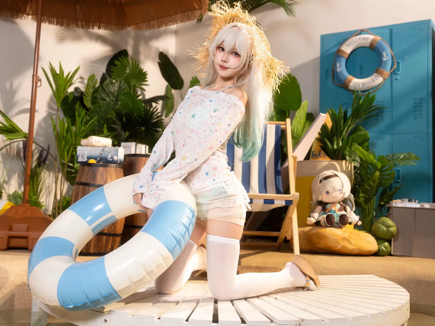 【流萤cos】崩坏星穹铁道夏日泳装拍摄记录 - 第 2 张