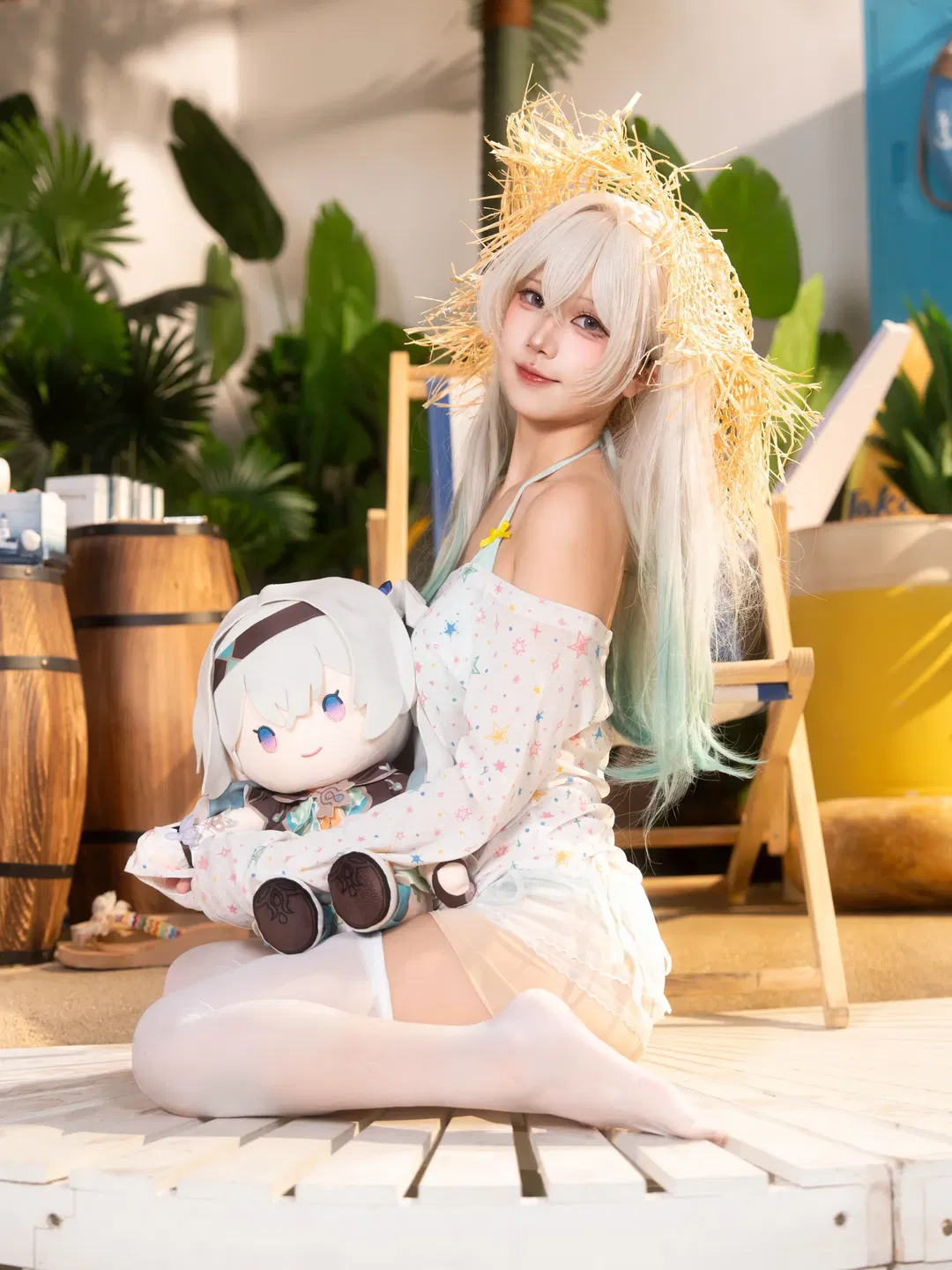 【流萤cos】夏日海滩的清爽度假风 - 第 3 张