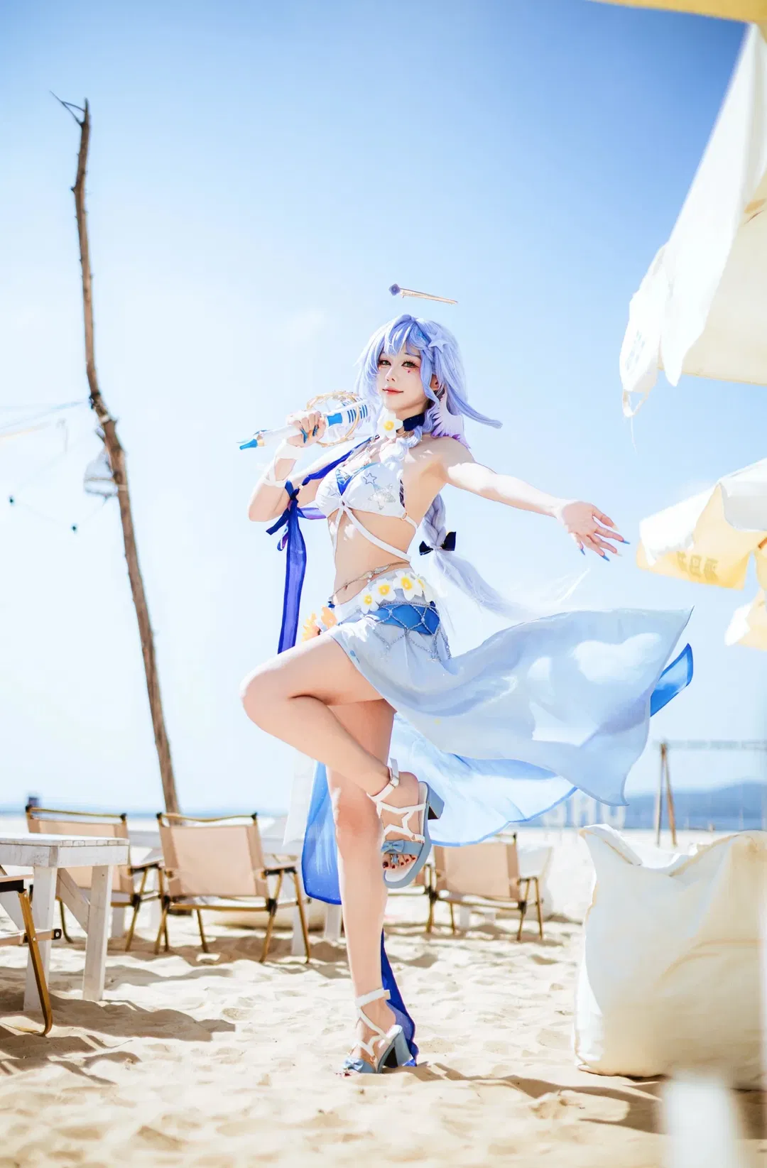 【知更鳥cos】星穹鐵道晴歌水著海灘拍攝記錄 - 第 3 張