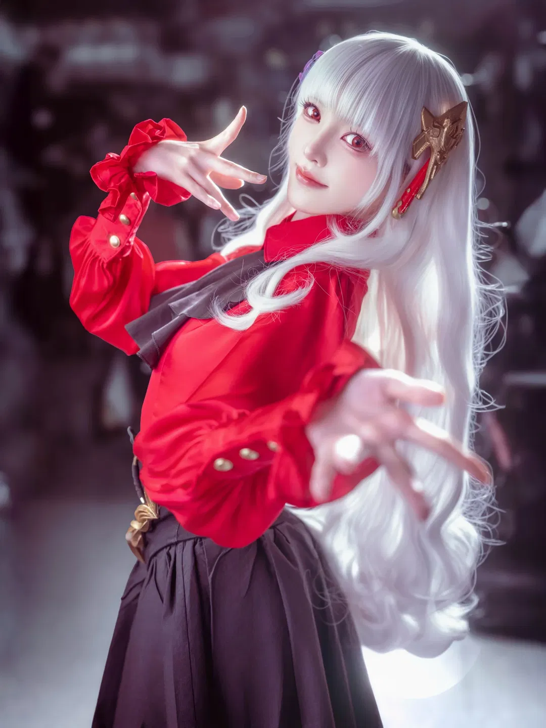 【伊什塔尔cos】Fate/strange Fake 场照速报，红黑经典穿搭的极致呈现 - 第 2 张