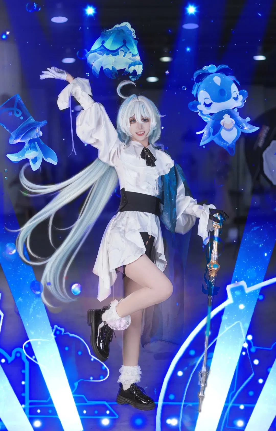 【芙宁娜cos】私设水元素魔法少女的漫展返图 - 第 1 张