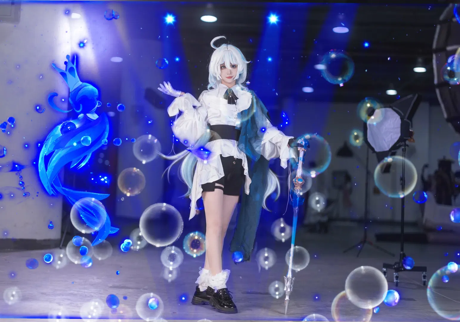 【芙宁娜cos】私设水元素魔法少女的漫展返图 - 第 11 张