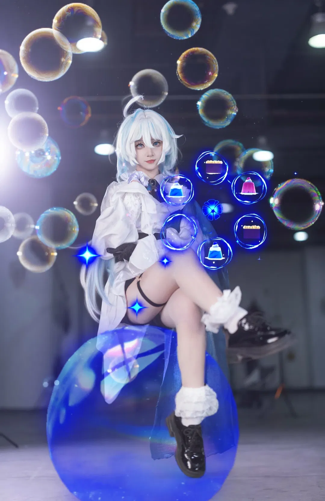 【芙宁娜cos】私设水元素魔法少女的漫展返图 - 第 2 张