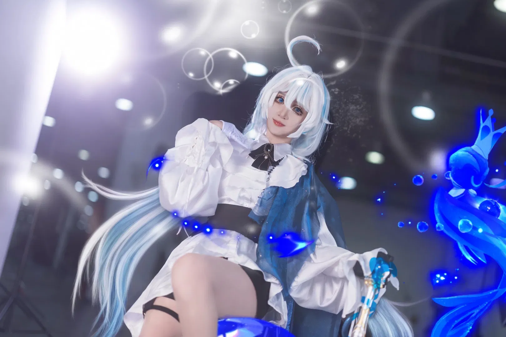 【芙宁娜cos】私设水元素魔法少女的漫展返图 - 第 5 张