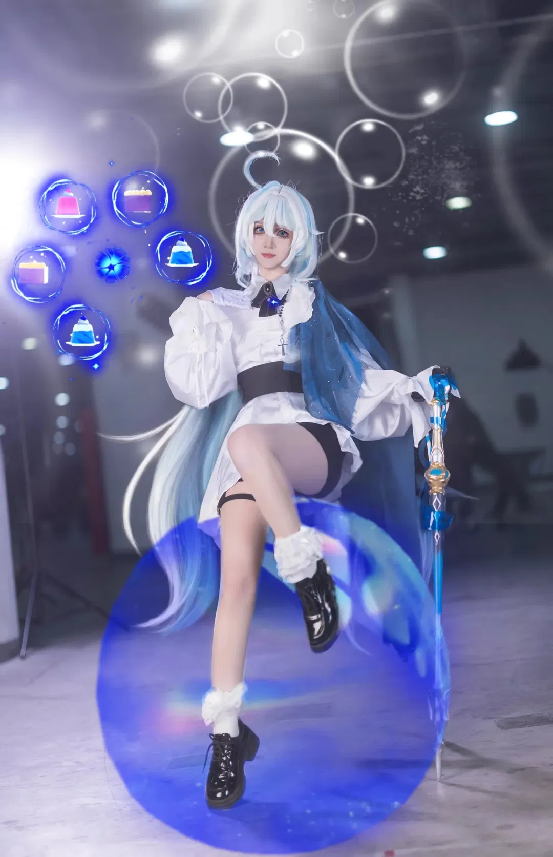 【芙宁娜cos】私设水元素魔法少女的漫展返图 - 第 6 张