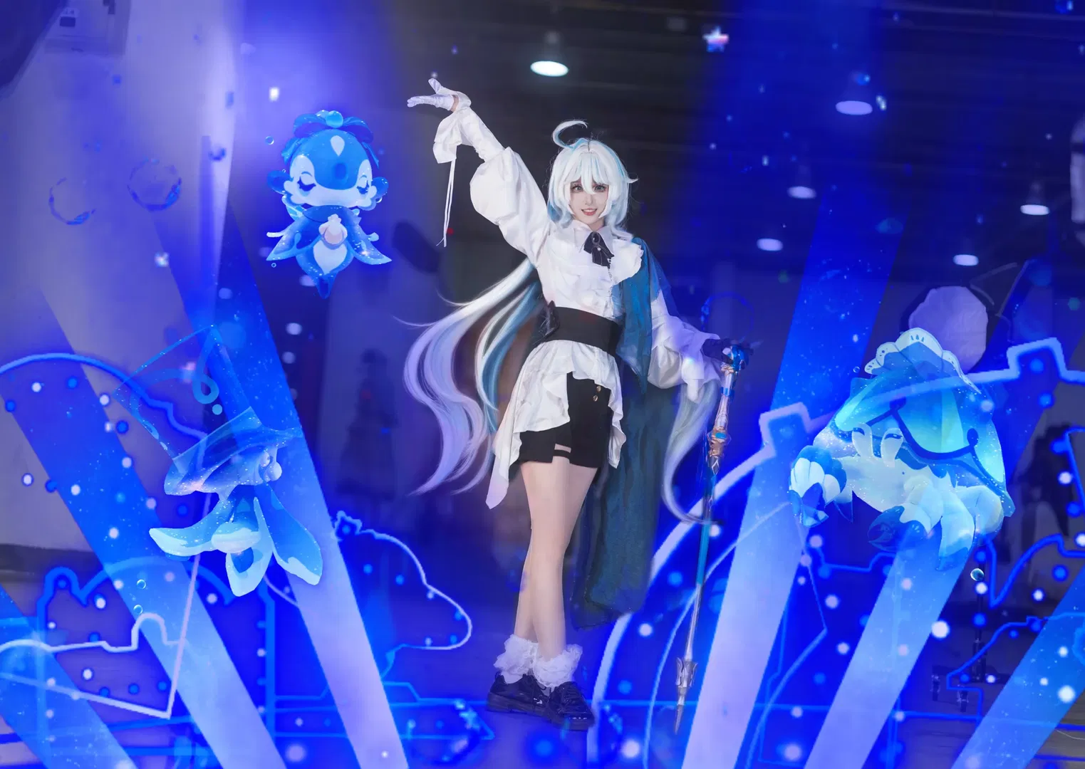 【芙宁娜cos】私设水元素魔法少女的漫展返图 - 第 8 张