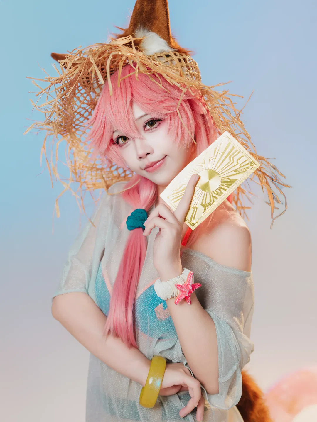 【玉藻前cos】命運冠位指定槍狐的夏日沙灘審判 - 第 2 張