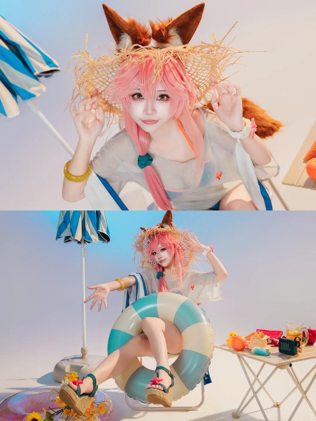 【玉藻前cos】命運冠位指定槍狐的夏日沙灘審判 - 第 5 張