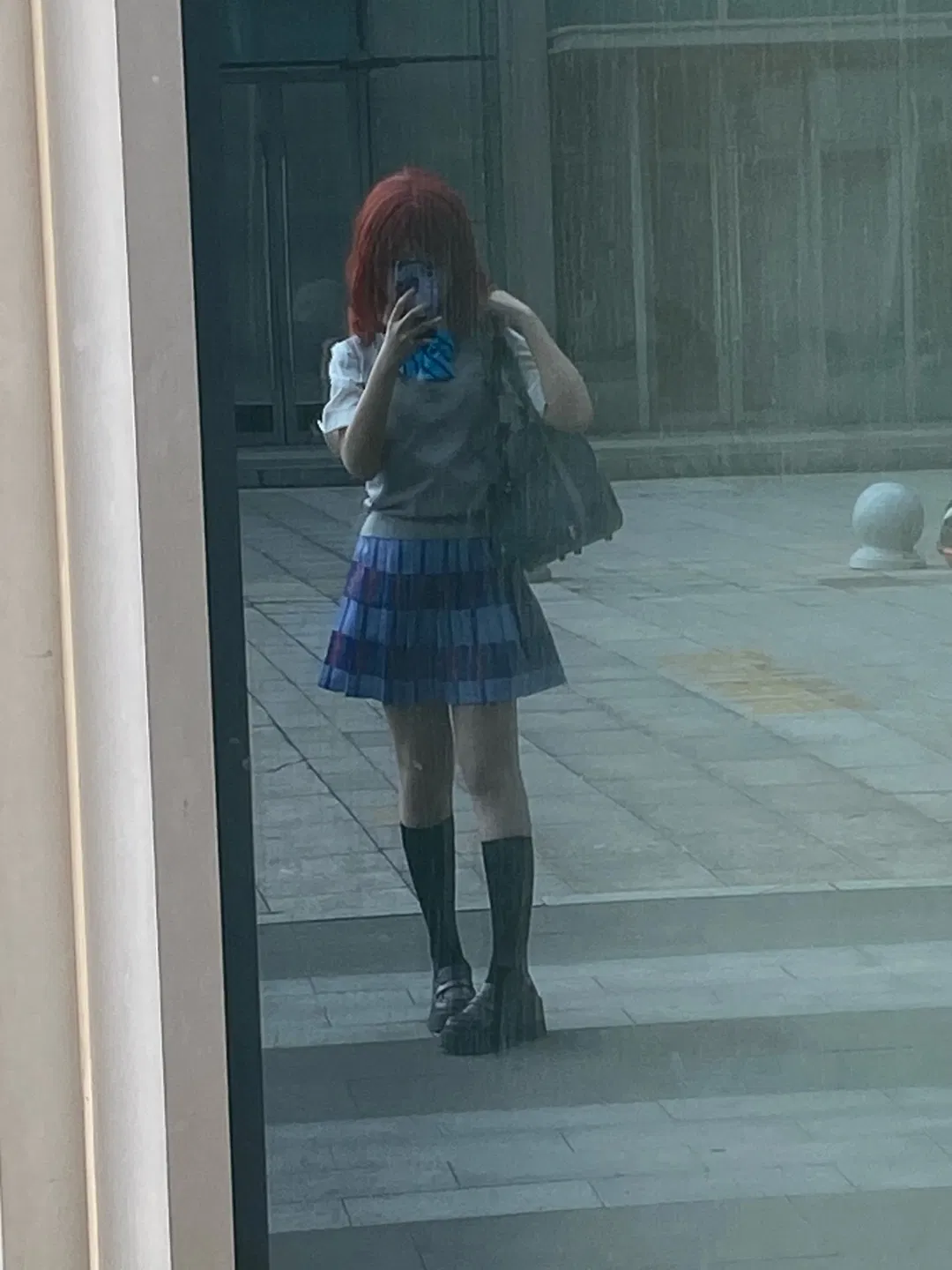 【西木野真姬cos】蓝色条纹领结与百褶裙的校园风记录 - 第 2 张