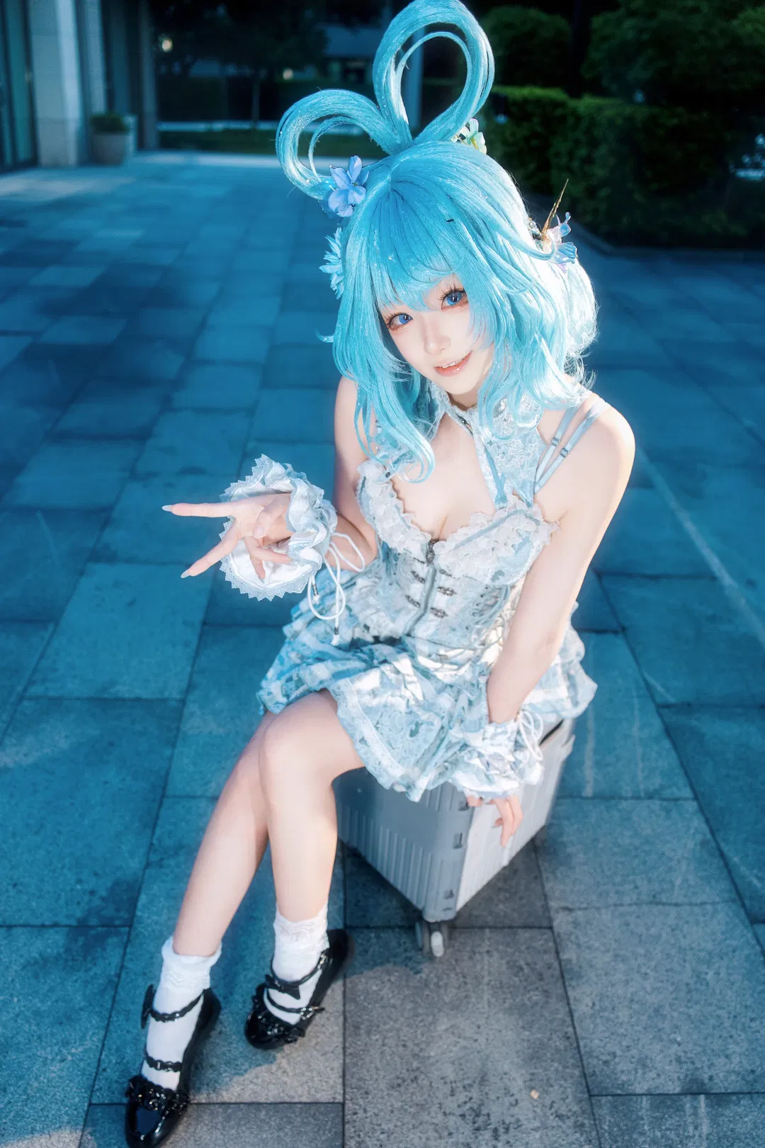 【霍青娥cos】东方Project 充满智慧的蓝色，一次全新的尝试 - 第 1 张