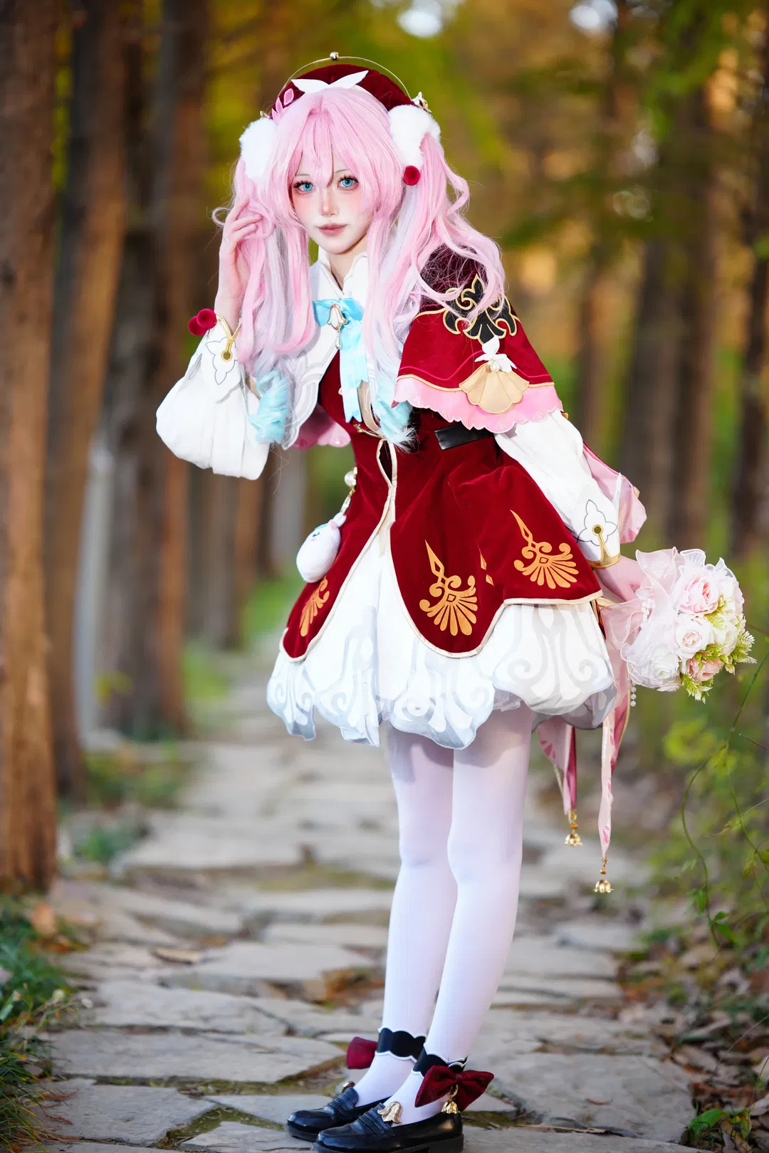 【风堇cos】崩坏星穹铁道里的粉色系少女 - 第 3 张