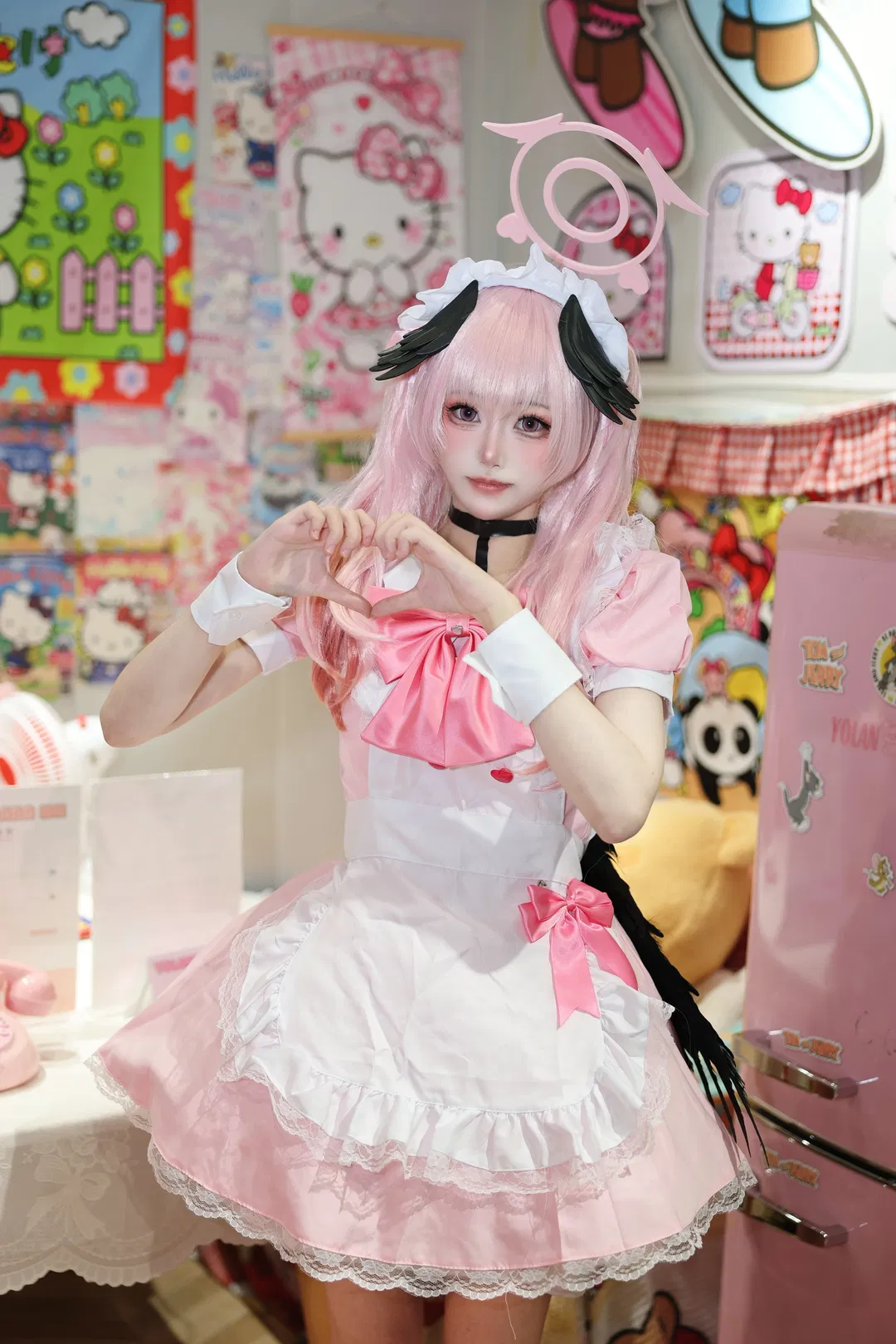 【下江小春cos】蔚蓝档案女仆装打卡 - 第 4 张