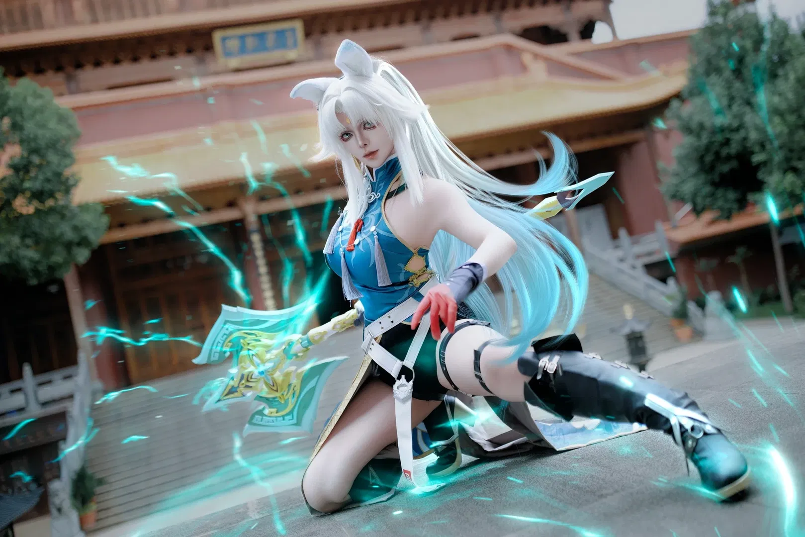 【飛霄cos】崩壞星穹鐵道，執斧破陣的曜青仙舟將軍 - 第 3 張