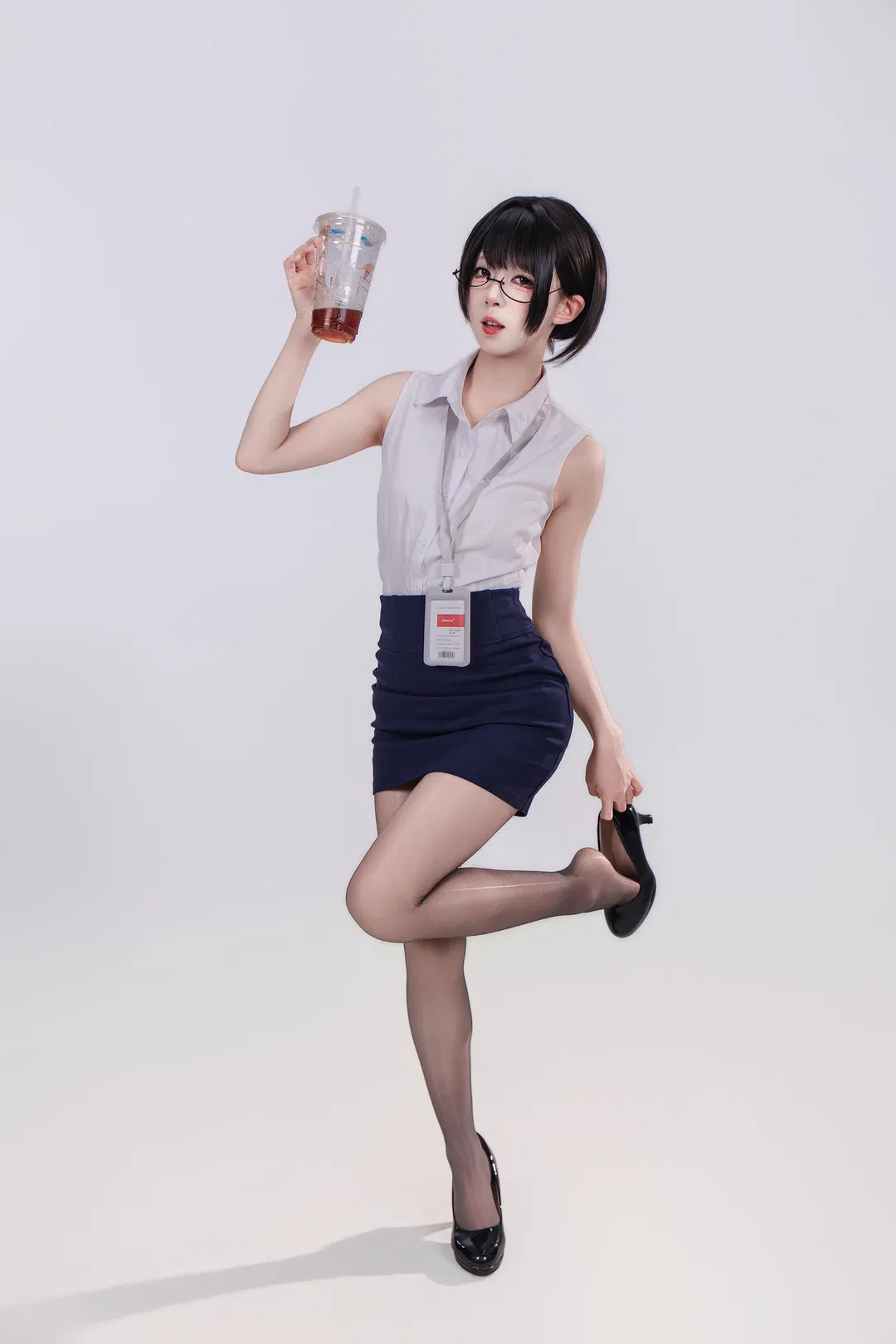 職場OL日常穿搭，這套制服真的很有氛圍感