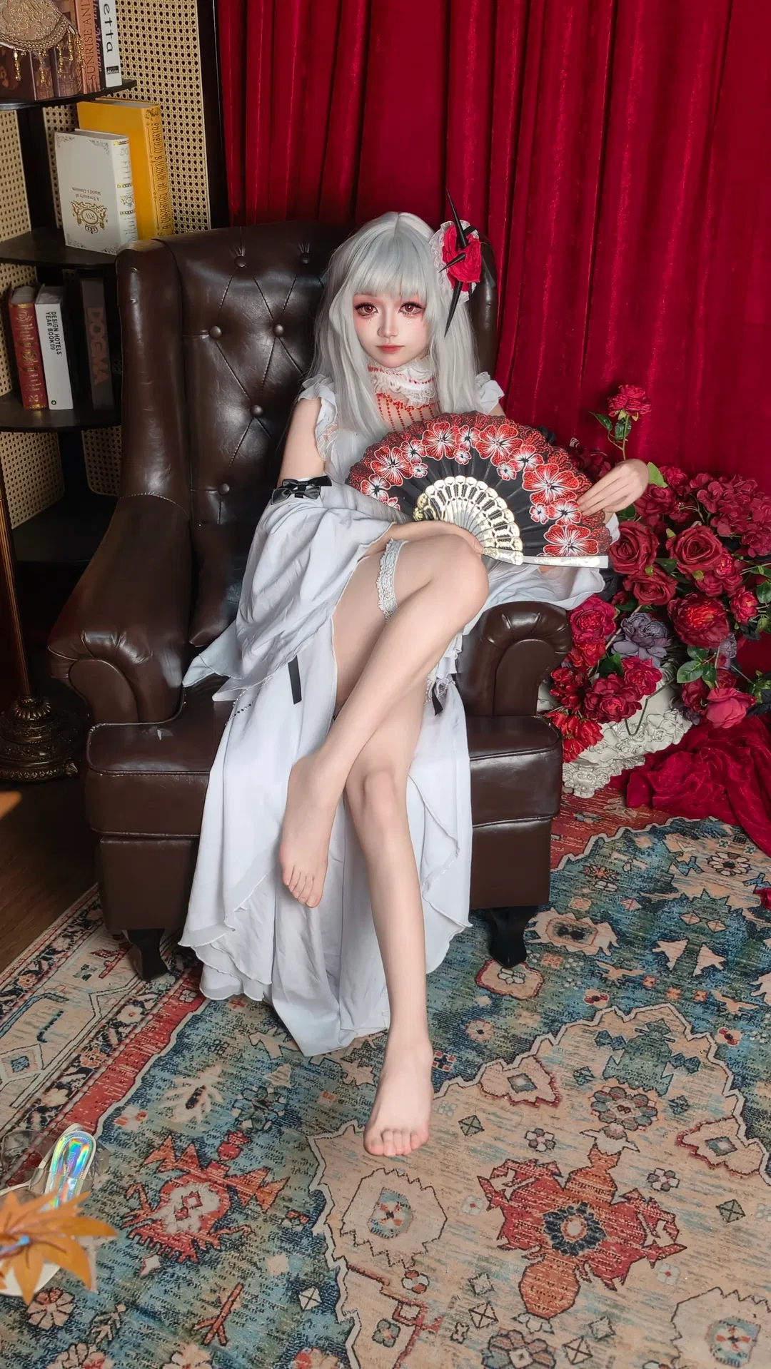 【可可莉克cos】无期迷途的玫瑰与折扇 - 第 4 张